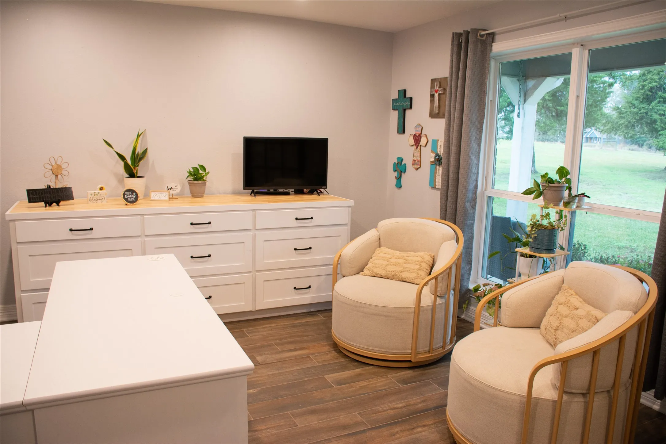 Private office with views