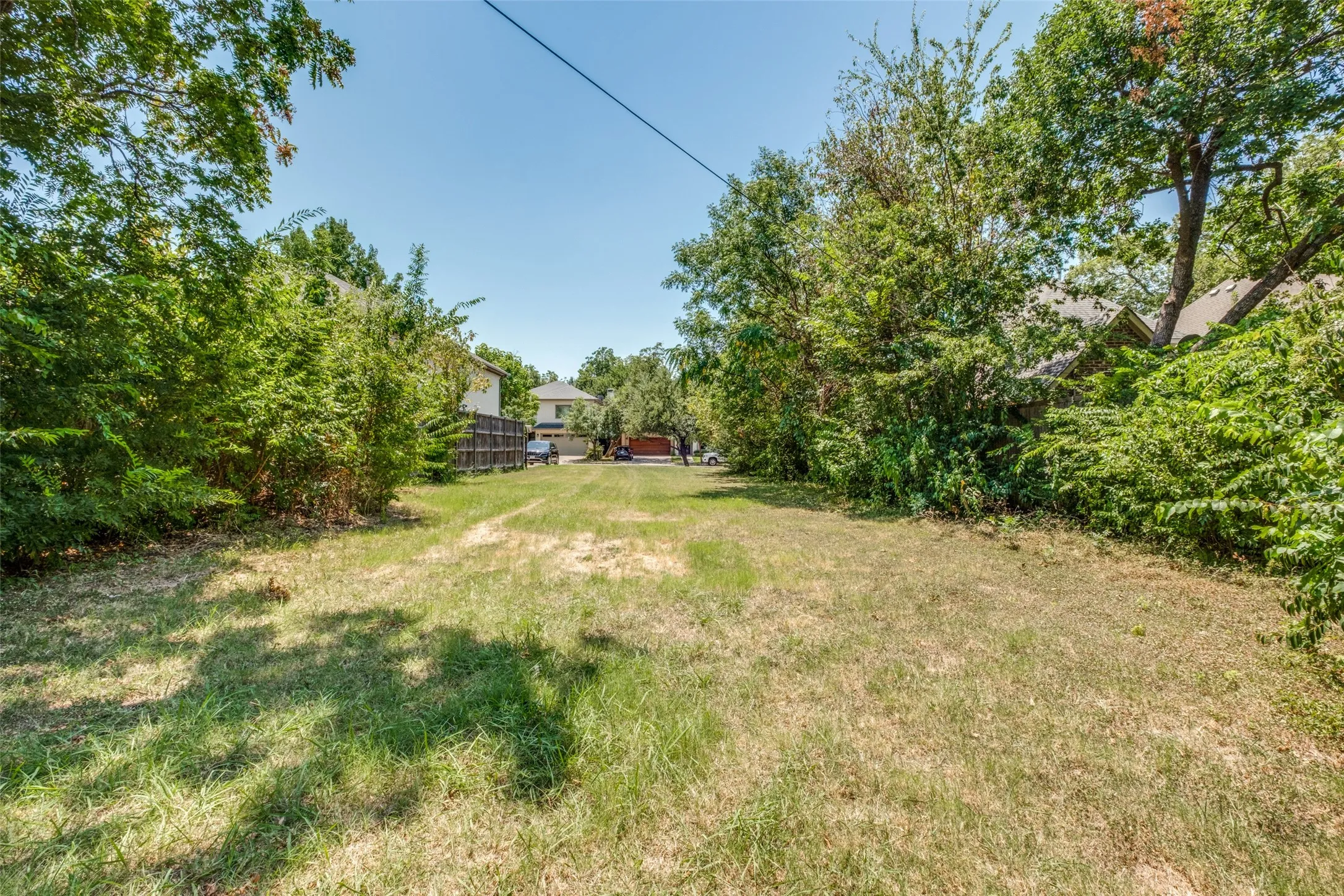 Deep lot depth offers ample space for a spacious custom floor plan and a generous backyard layout.