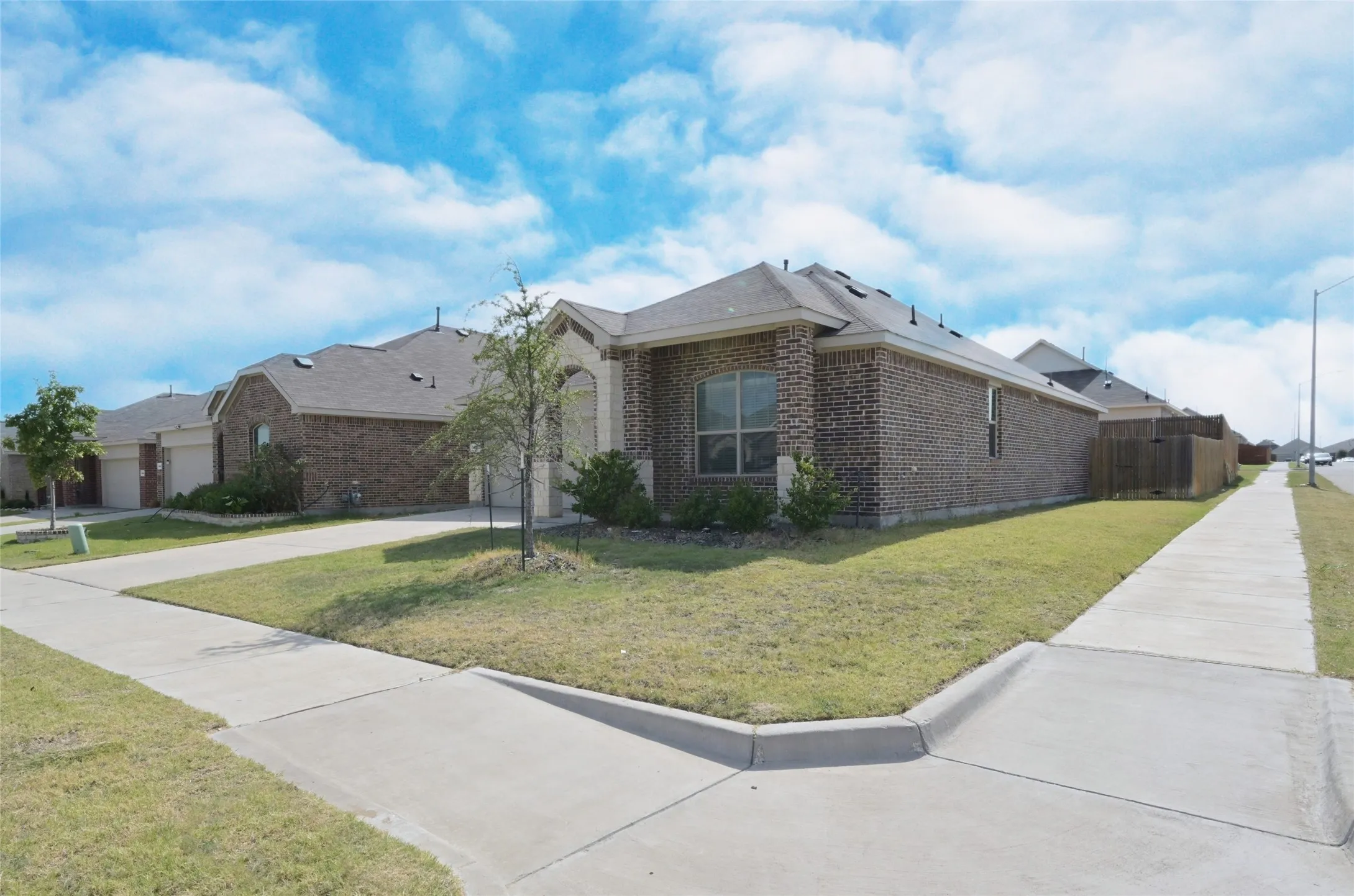 Large corner lot