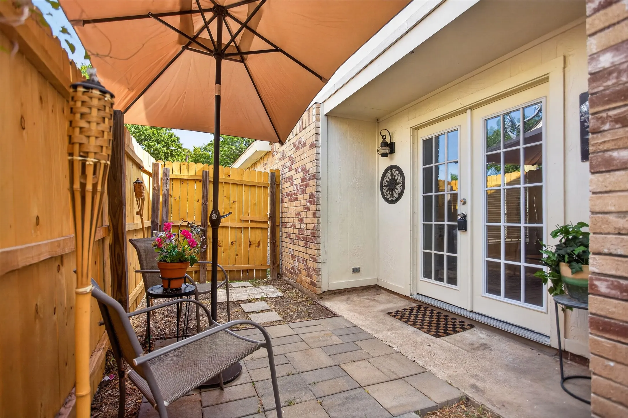 View of Private Patio