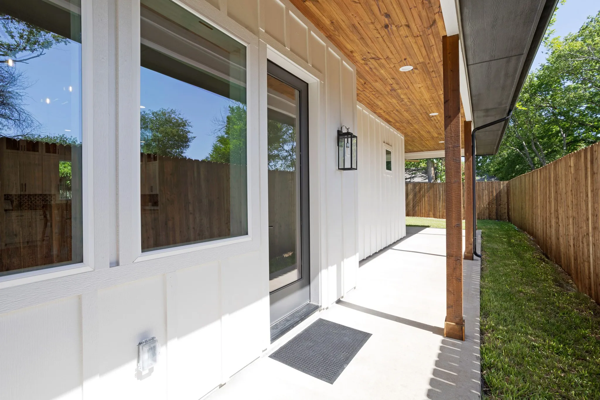Charming Cedar Accents extend your living space outdoors.