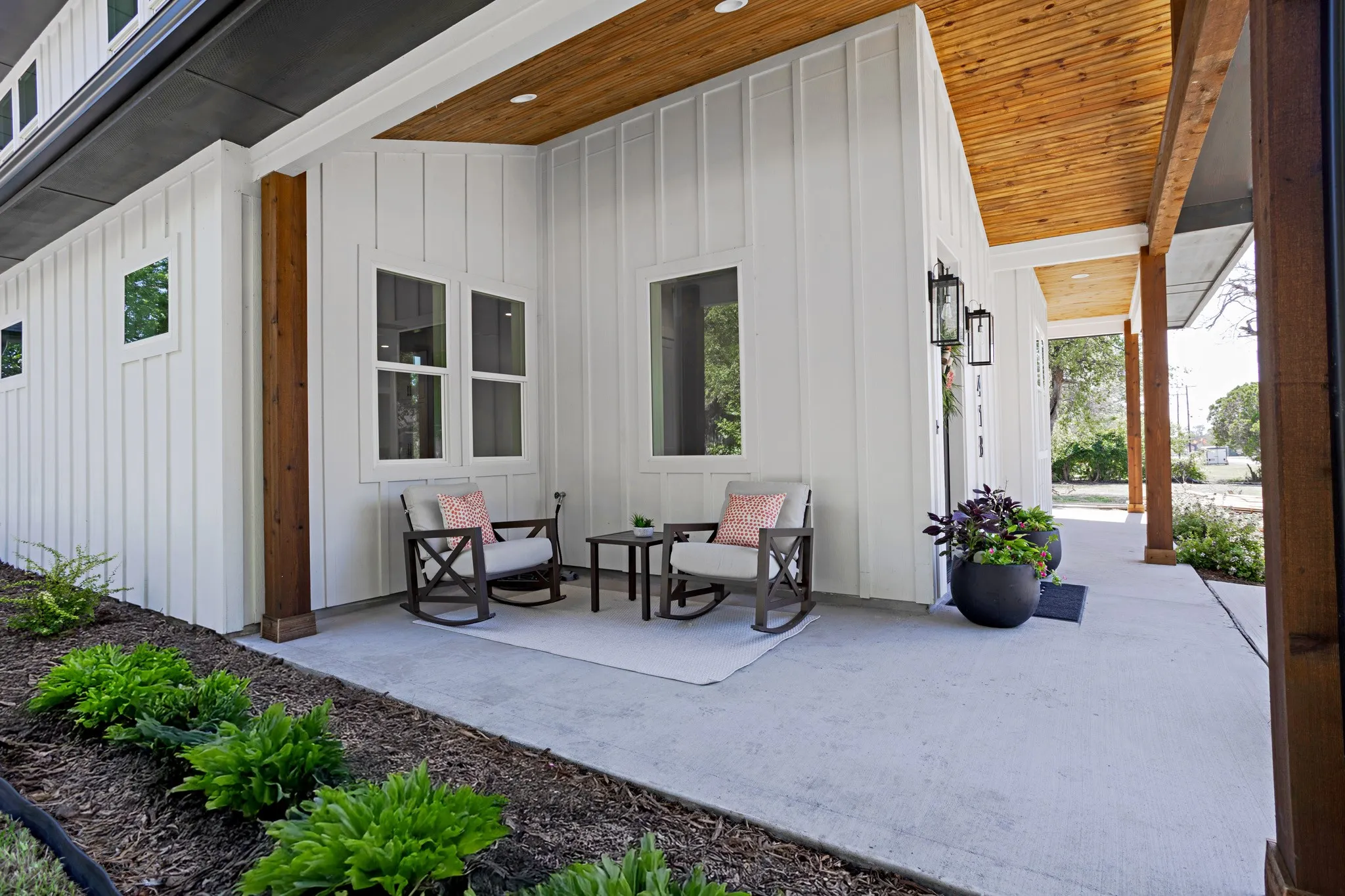 Charming Cedar details and Cozy Seating Areas welcome you home.