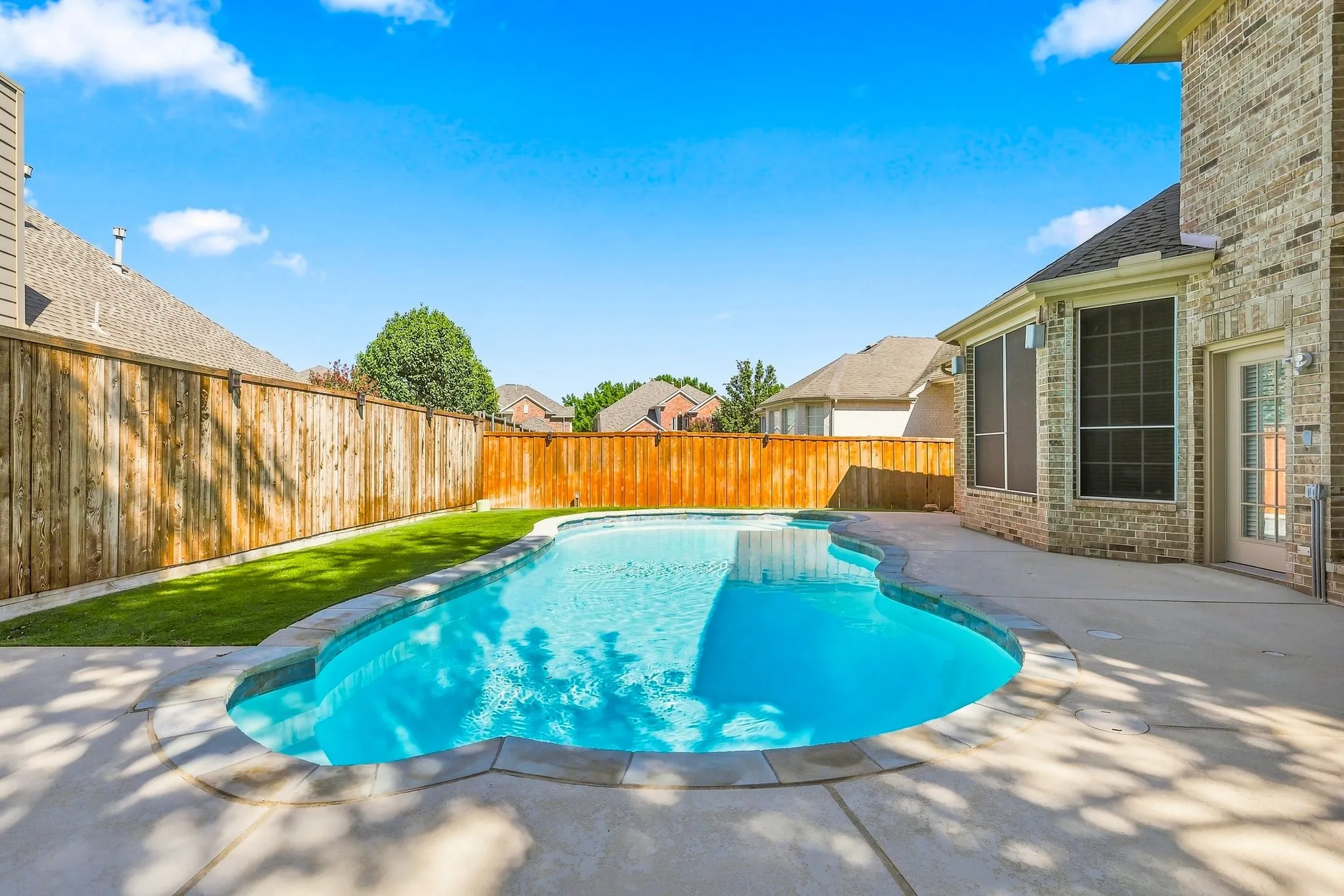 These warm Texas days need a refreshing pool just outside your back door! So many hours of fun and relaxation await you!