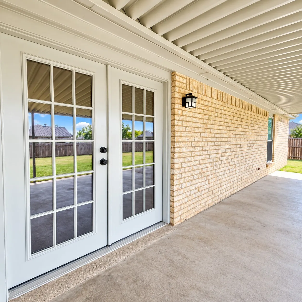 Covered patio featuring a concrete surface