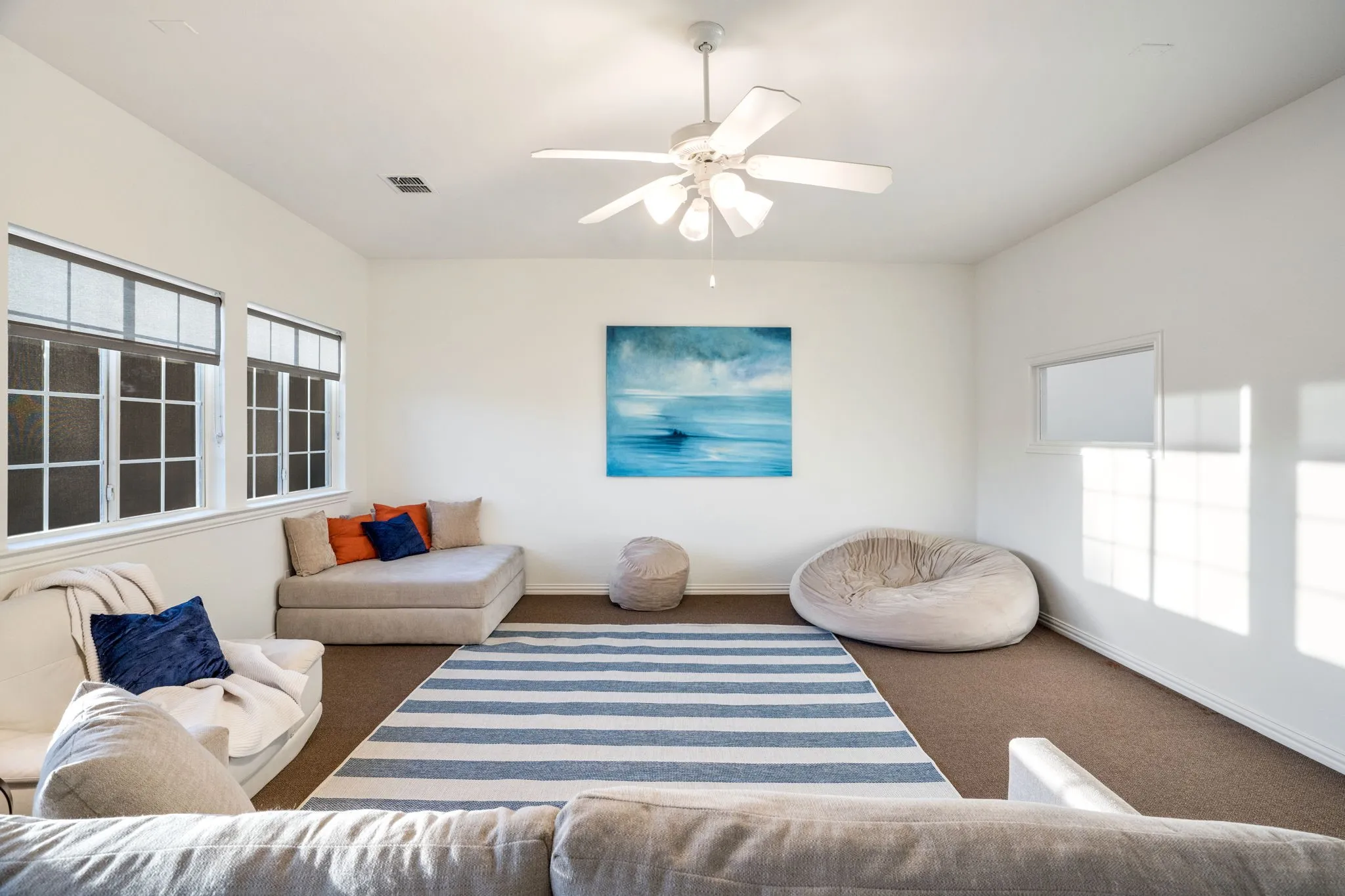 Be the house where everyone comes and enjoy this huge game room, or a golf simulator and the envy of all of your golf buds!