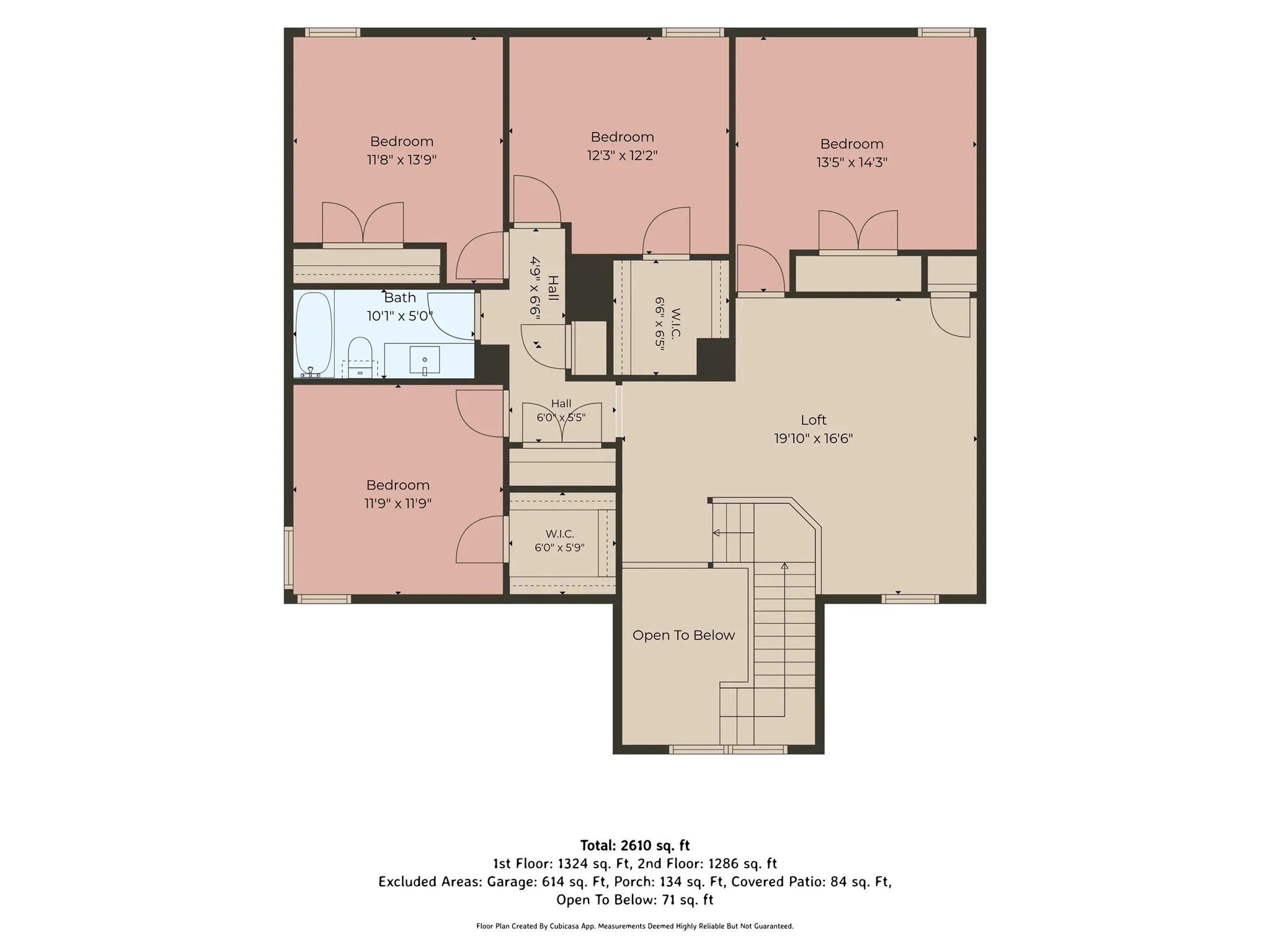 Upstairs Floor Plan