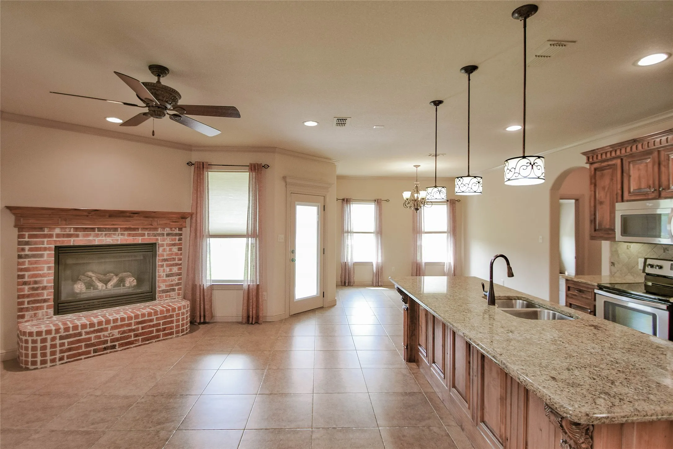 One last shot of the living area - open concept