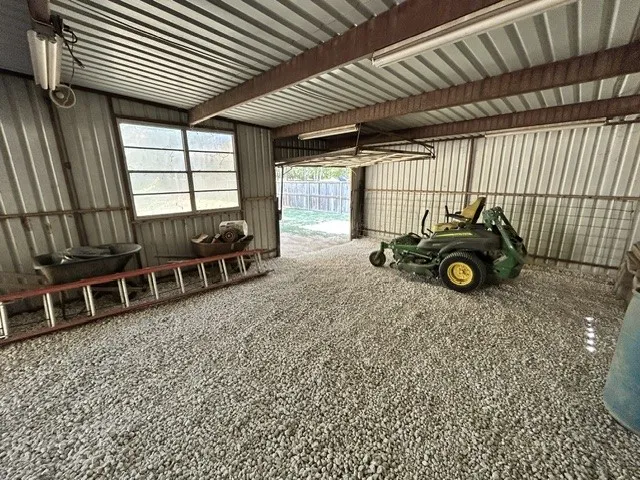 Another view of the storage area attached to the workshop.