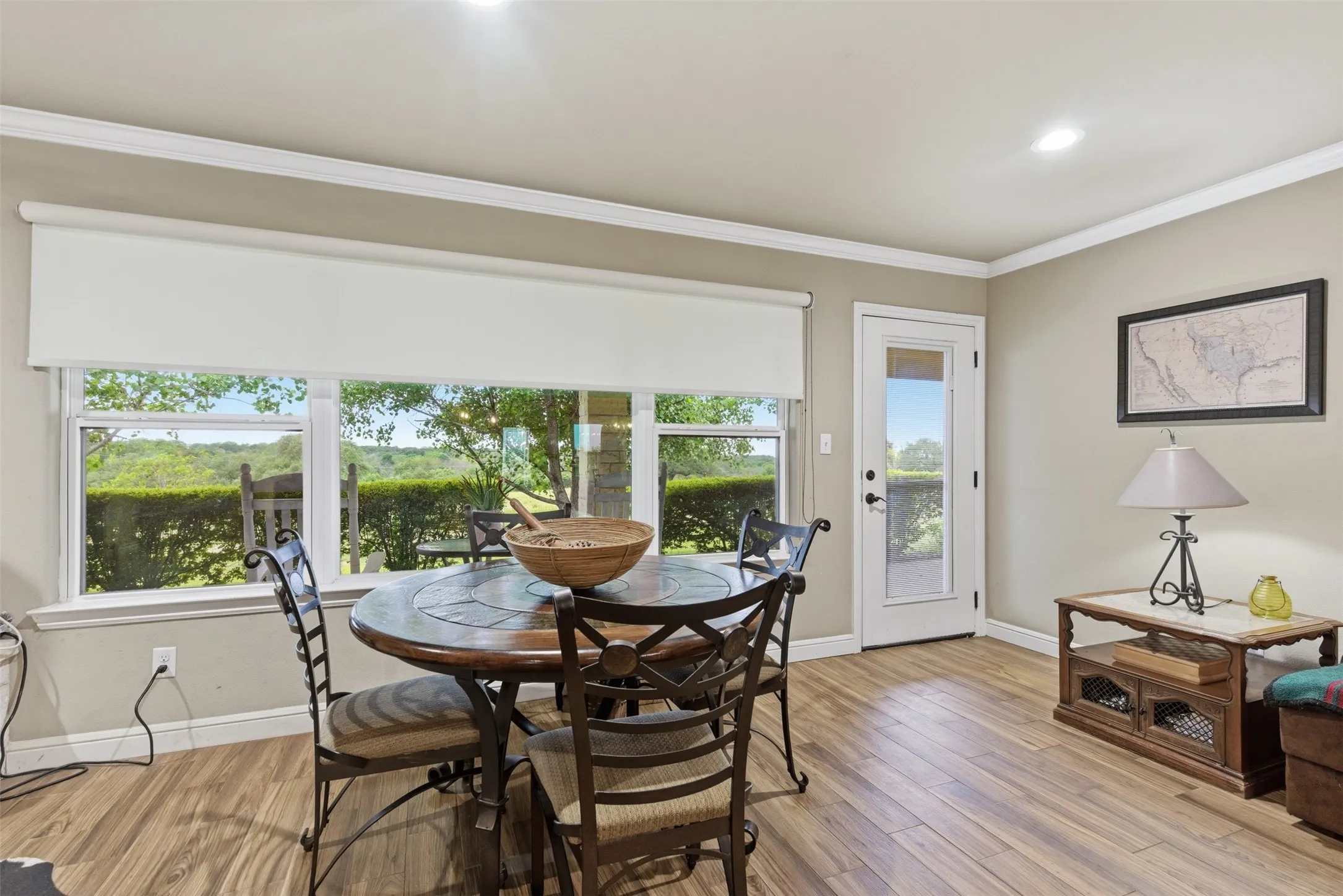 Living area dining that can double for a game table!