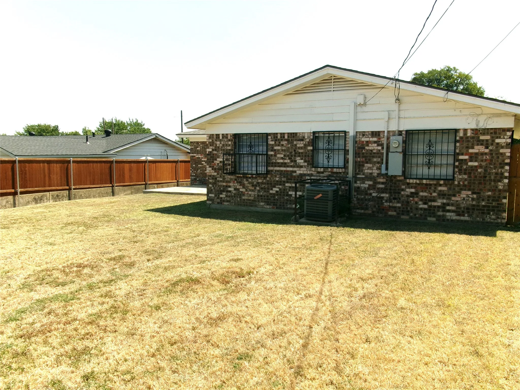 Very Large Fenced Backyard with
