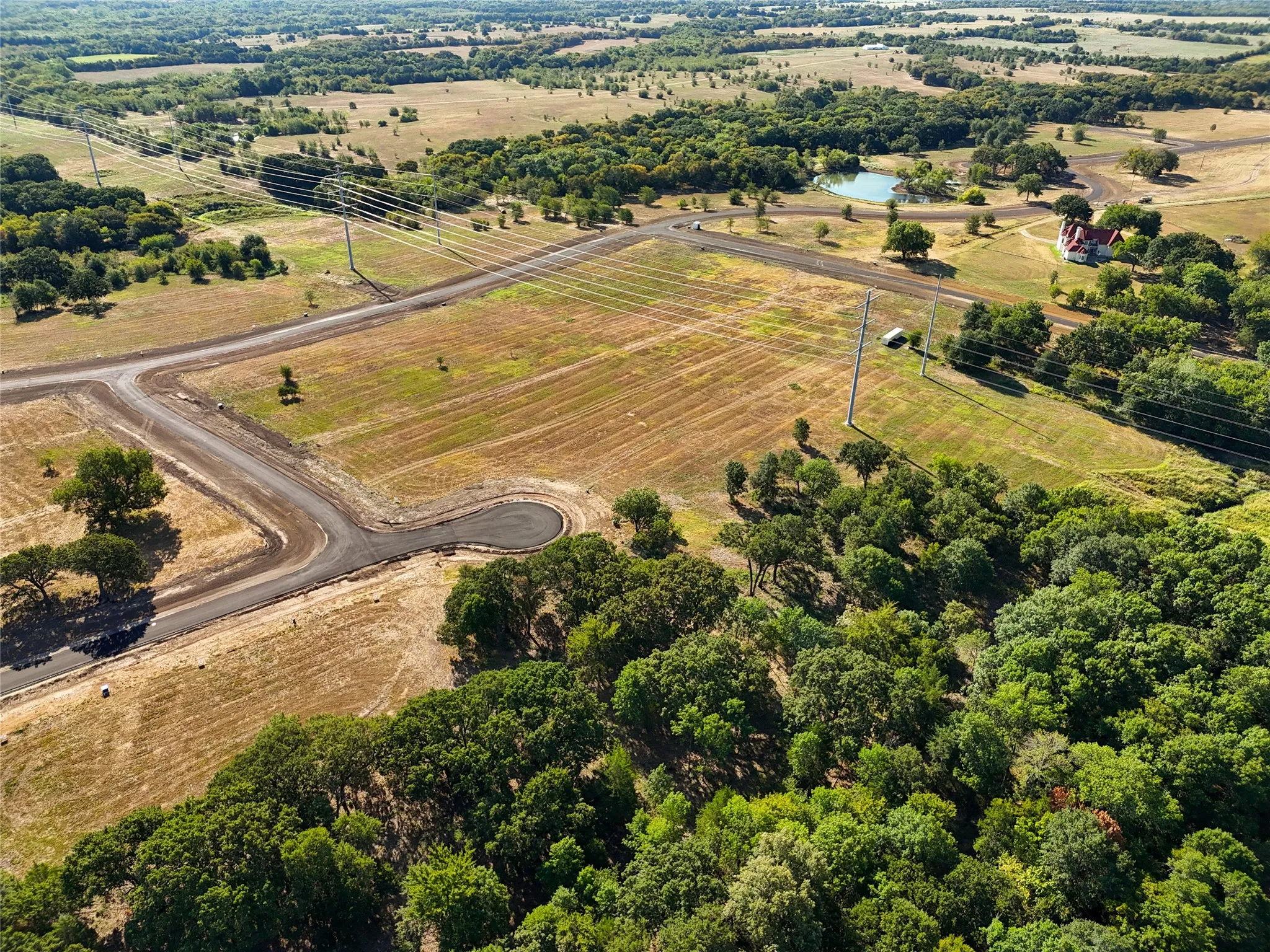 Drone / aerial view with a rural view