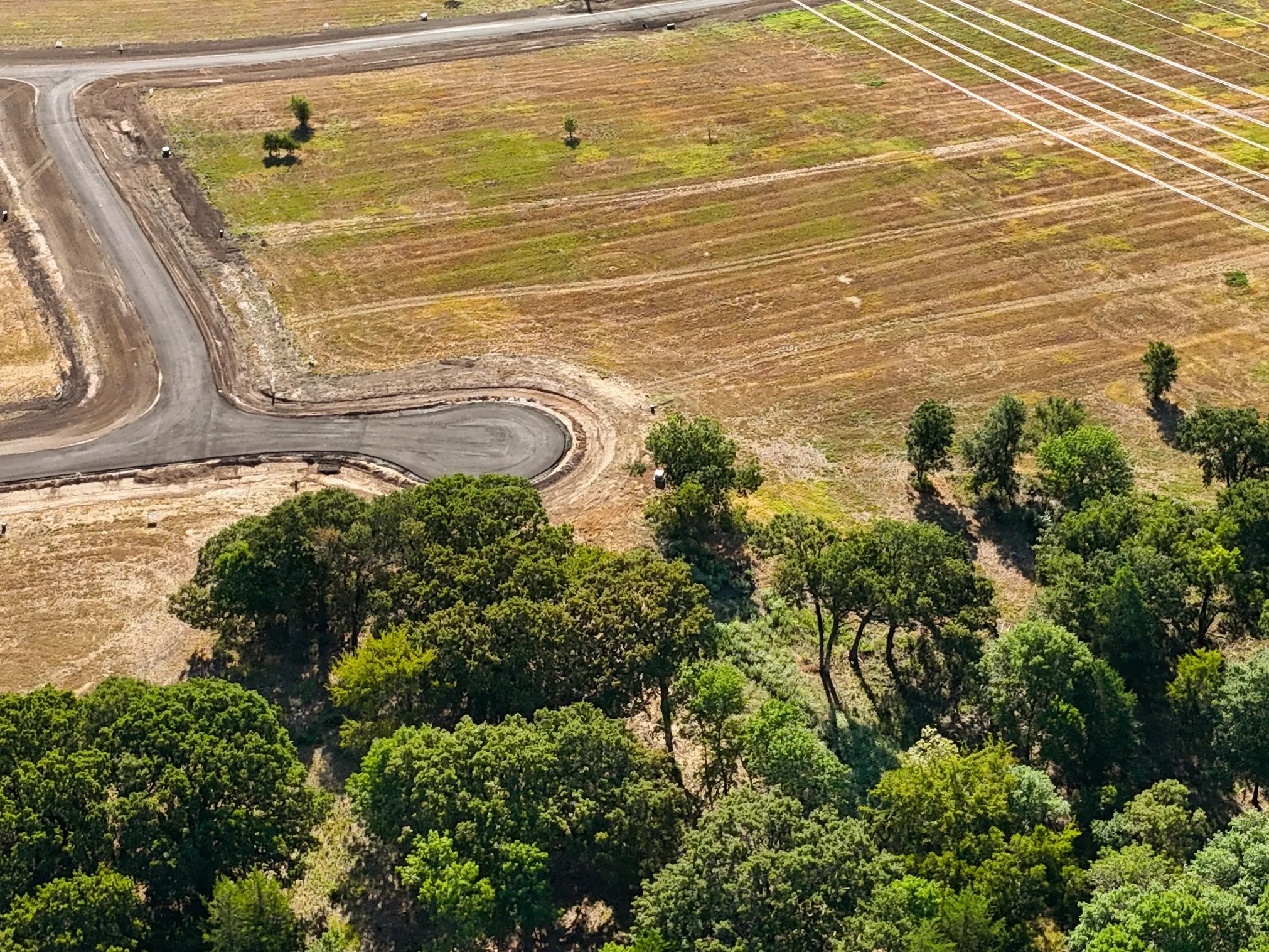 Bird's eye view featuring a rural view
