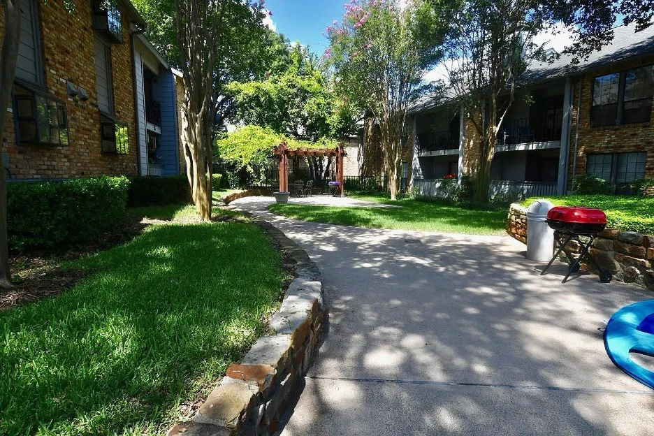 Community Green Area with Gazebo