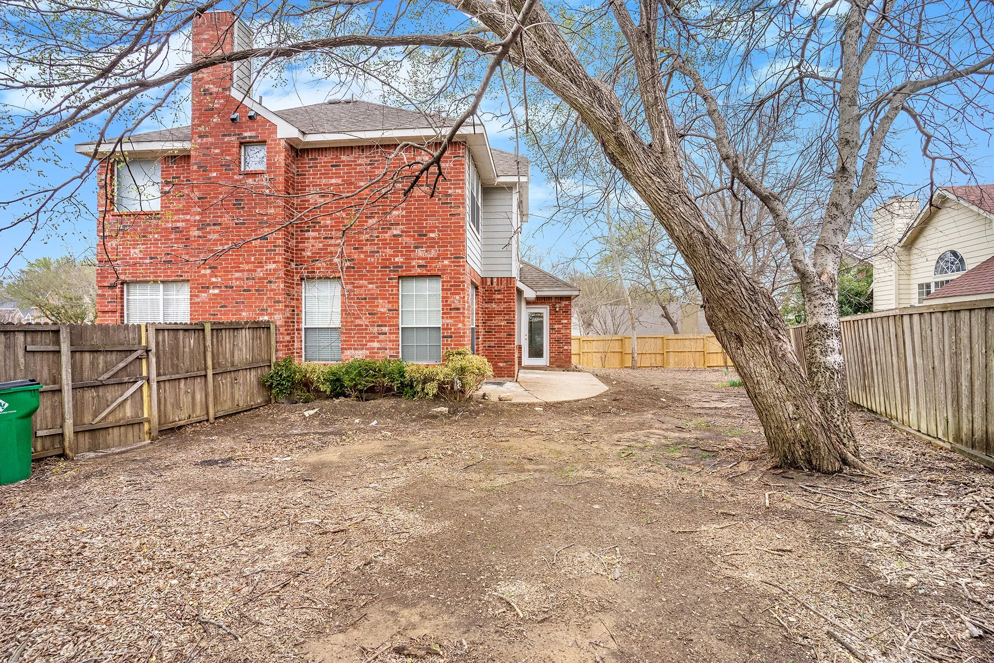 View of back of property