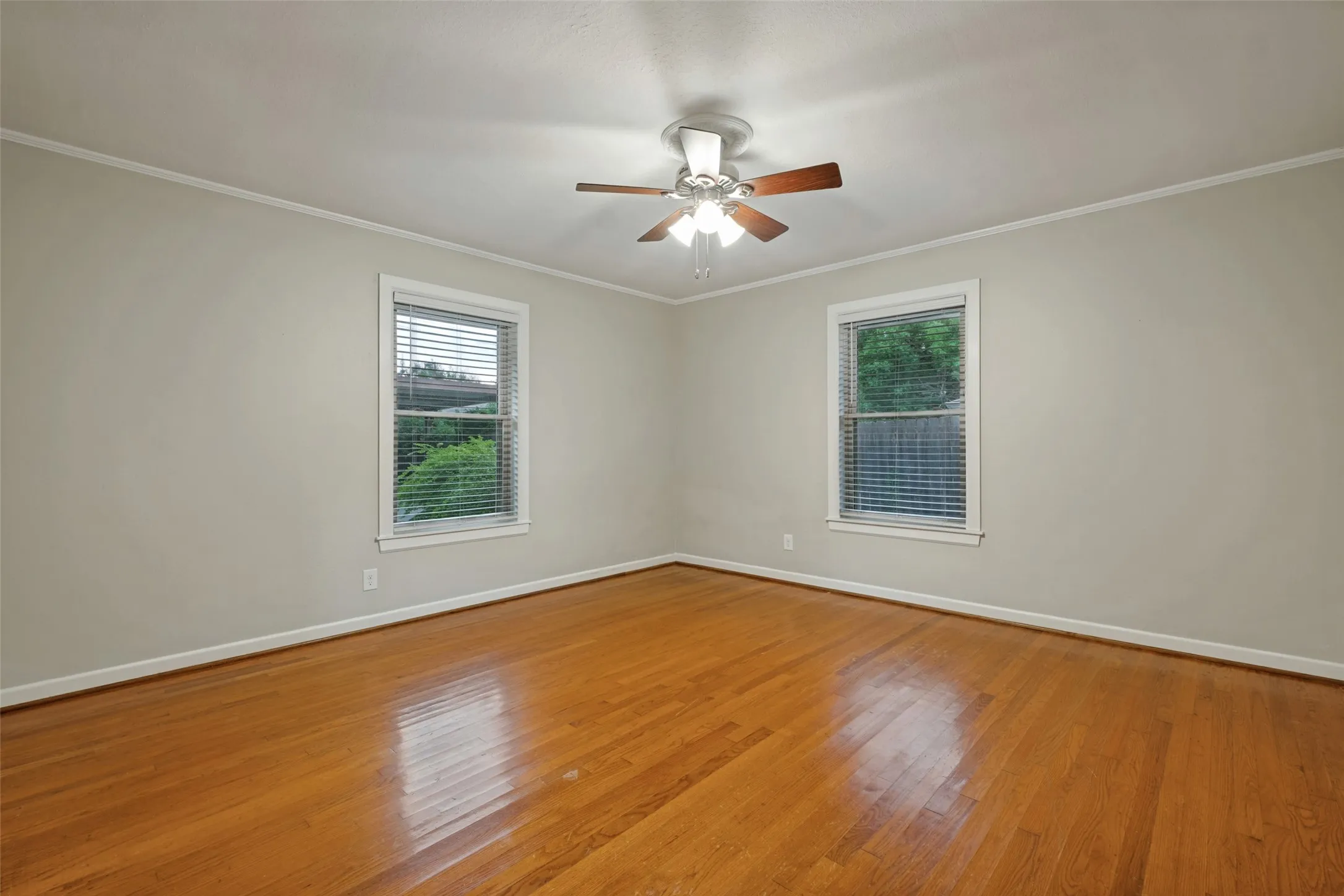 Large Back Bedroom features two walk in closets and ensuite bath.