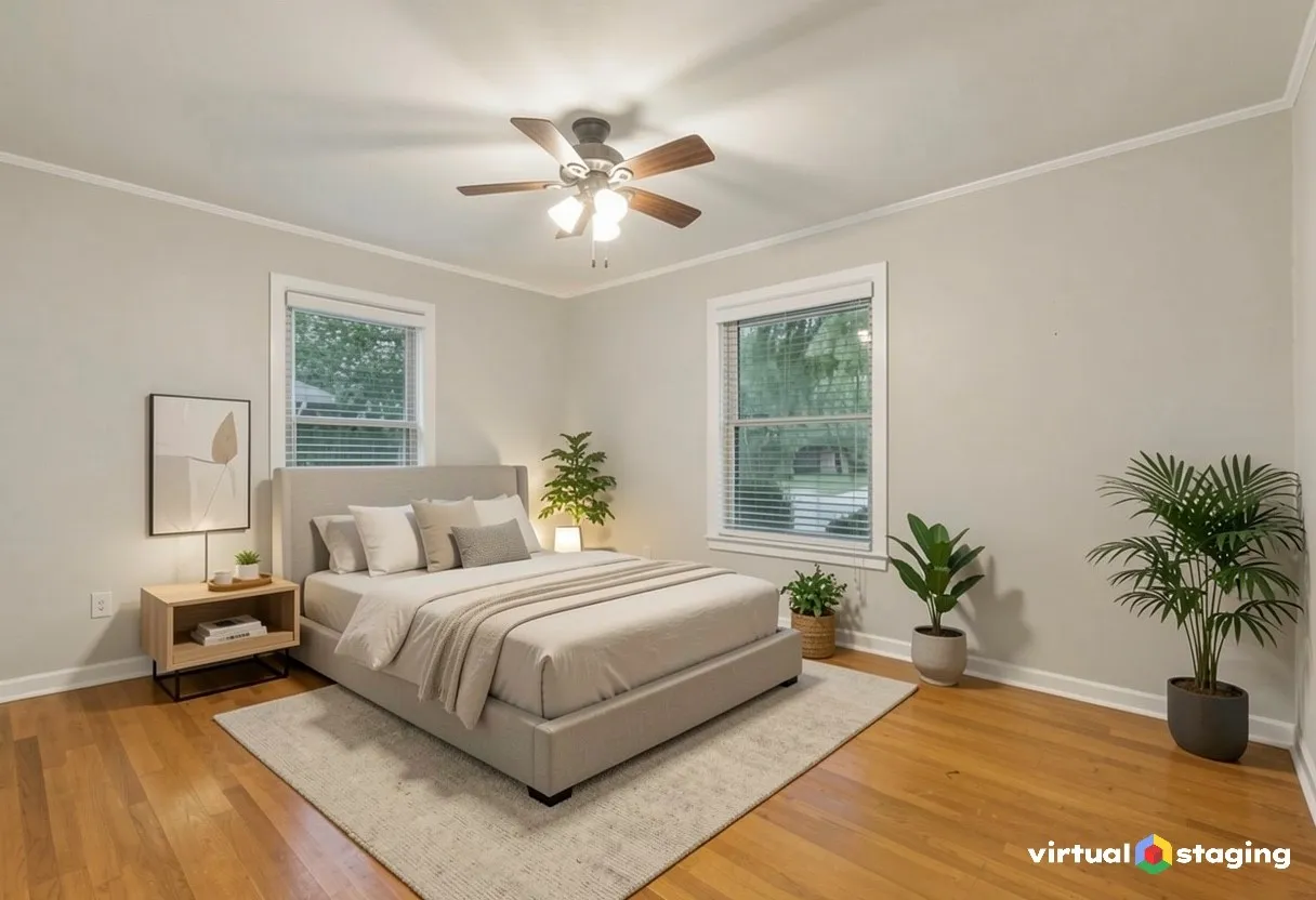 Virtually Staged*** Front Bedroom