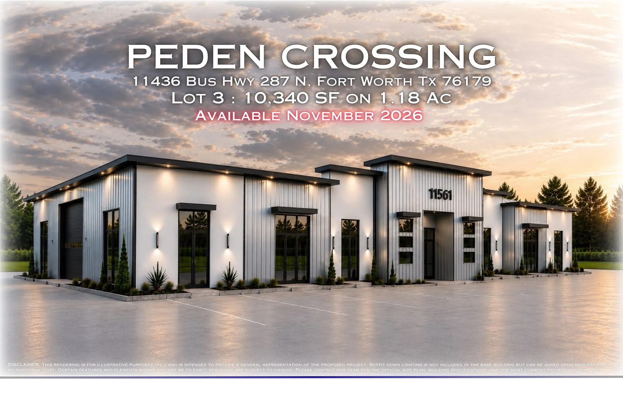 10,340-SF Shell Building on 1.18 Acres