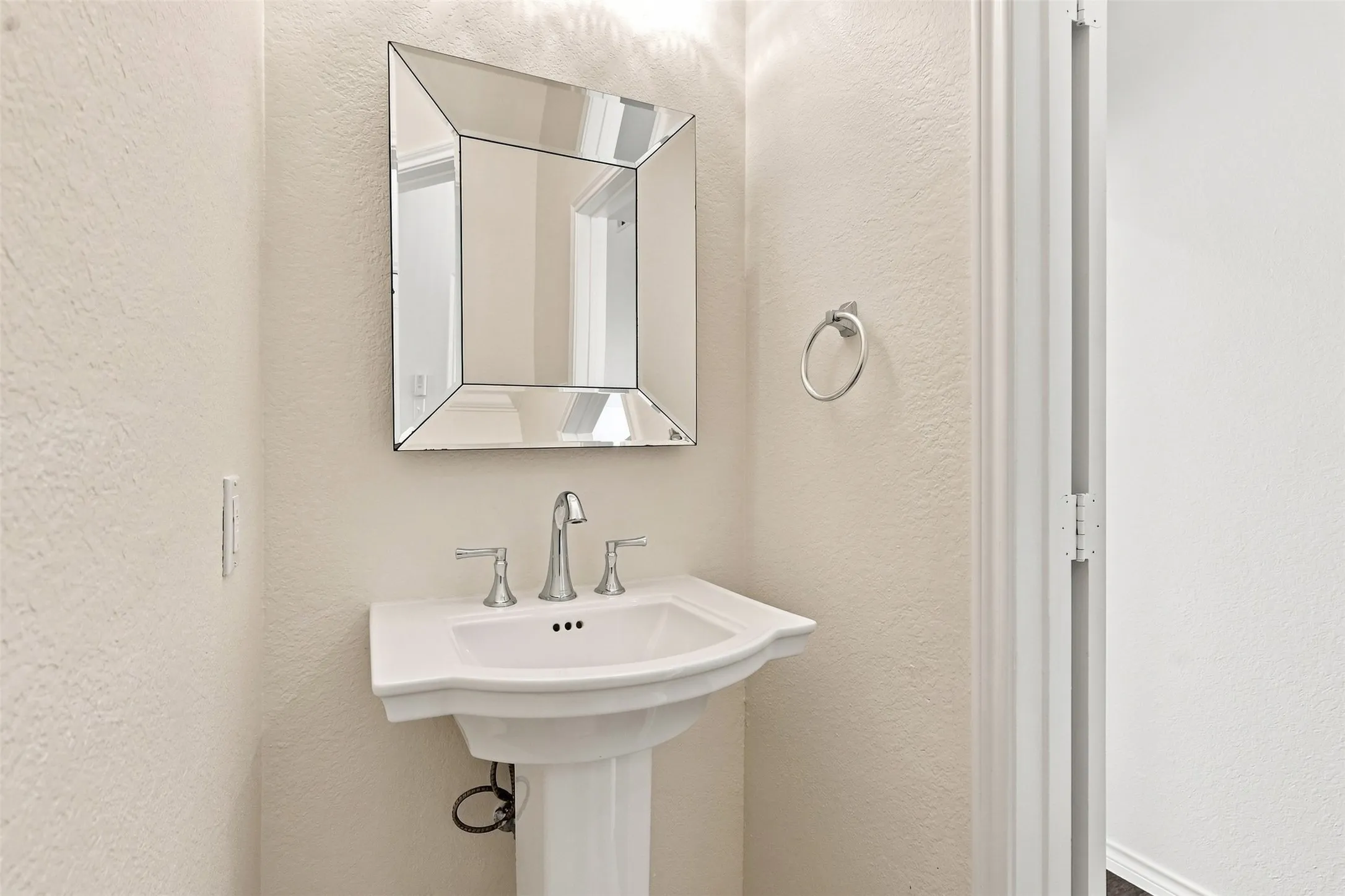 Half bath downstairs off the Laundry room