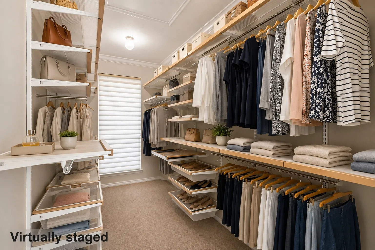 Look at the potential of this awesome Elfa closet