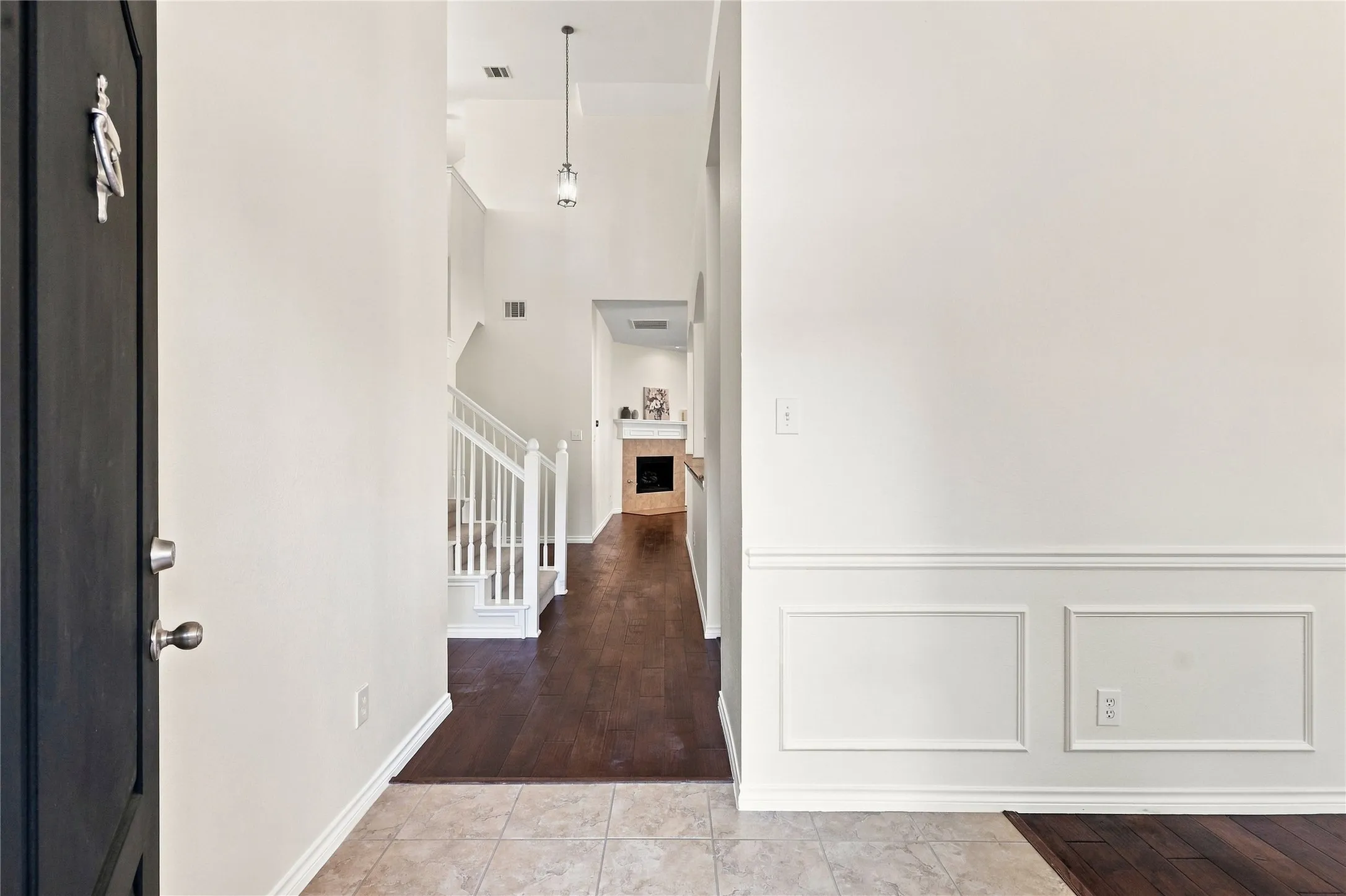 Hallway to the living room