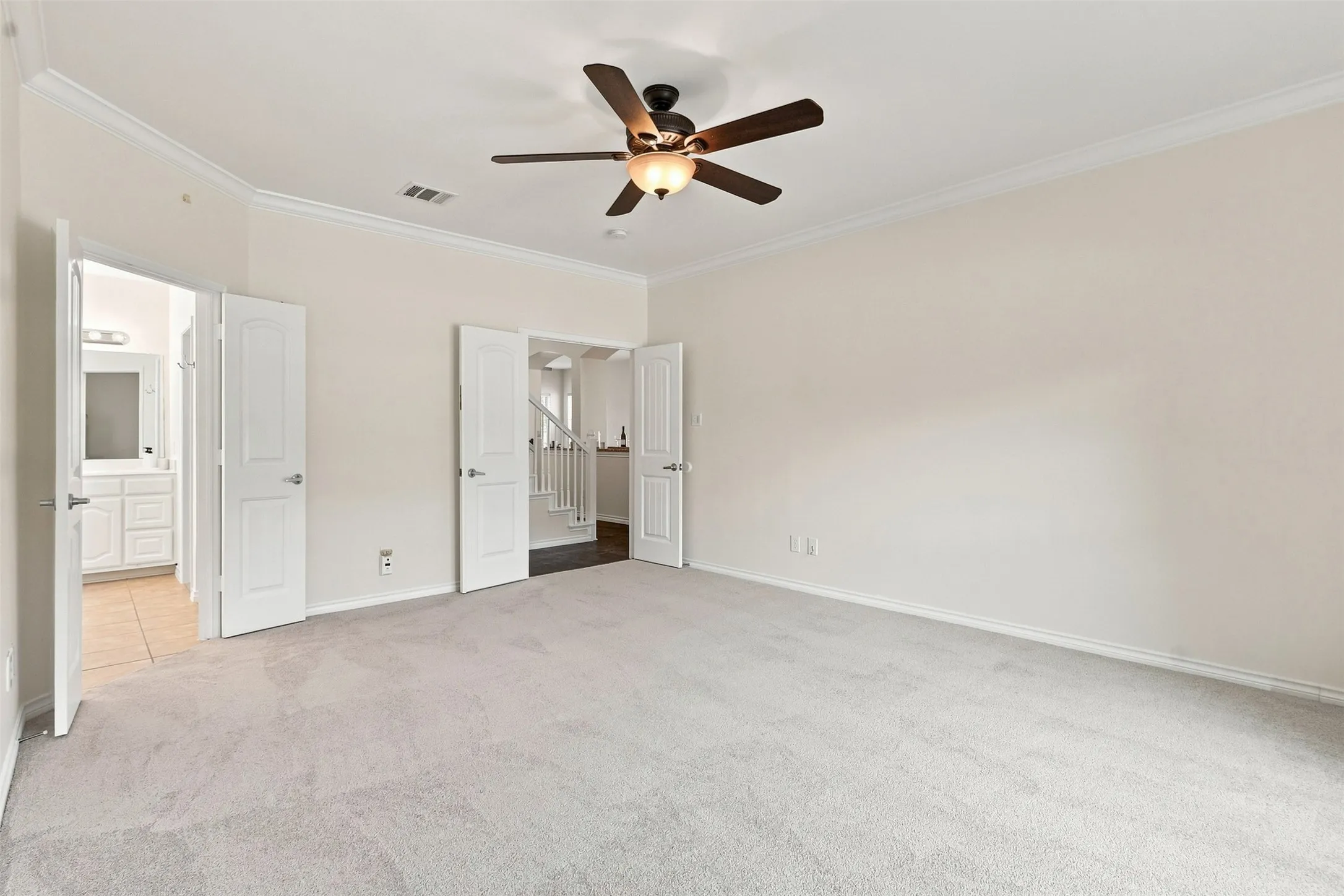 Spacious in size with room for a king bedroom suite.