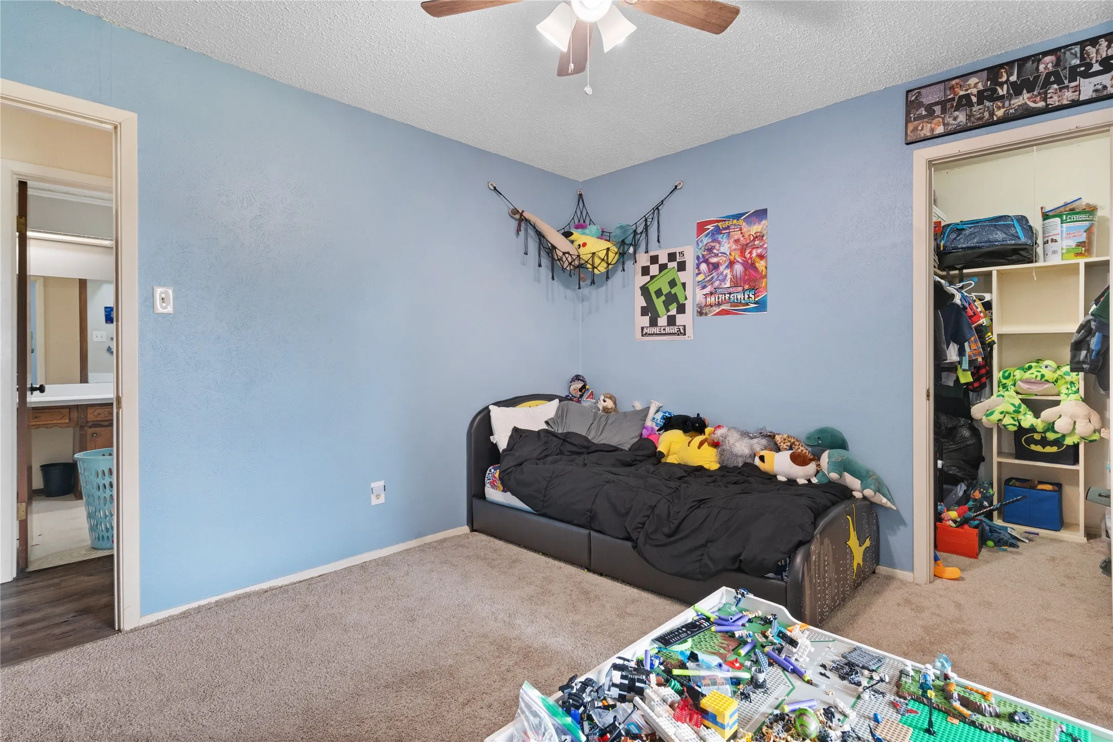 Bedroom number 3 located just across from the hall bath and check out the 5X5 closet space.