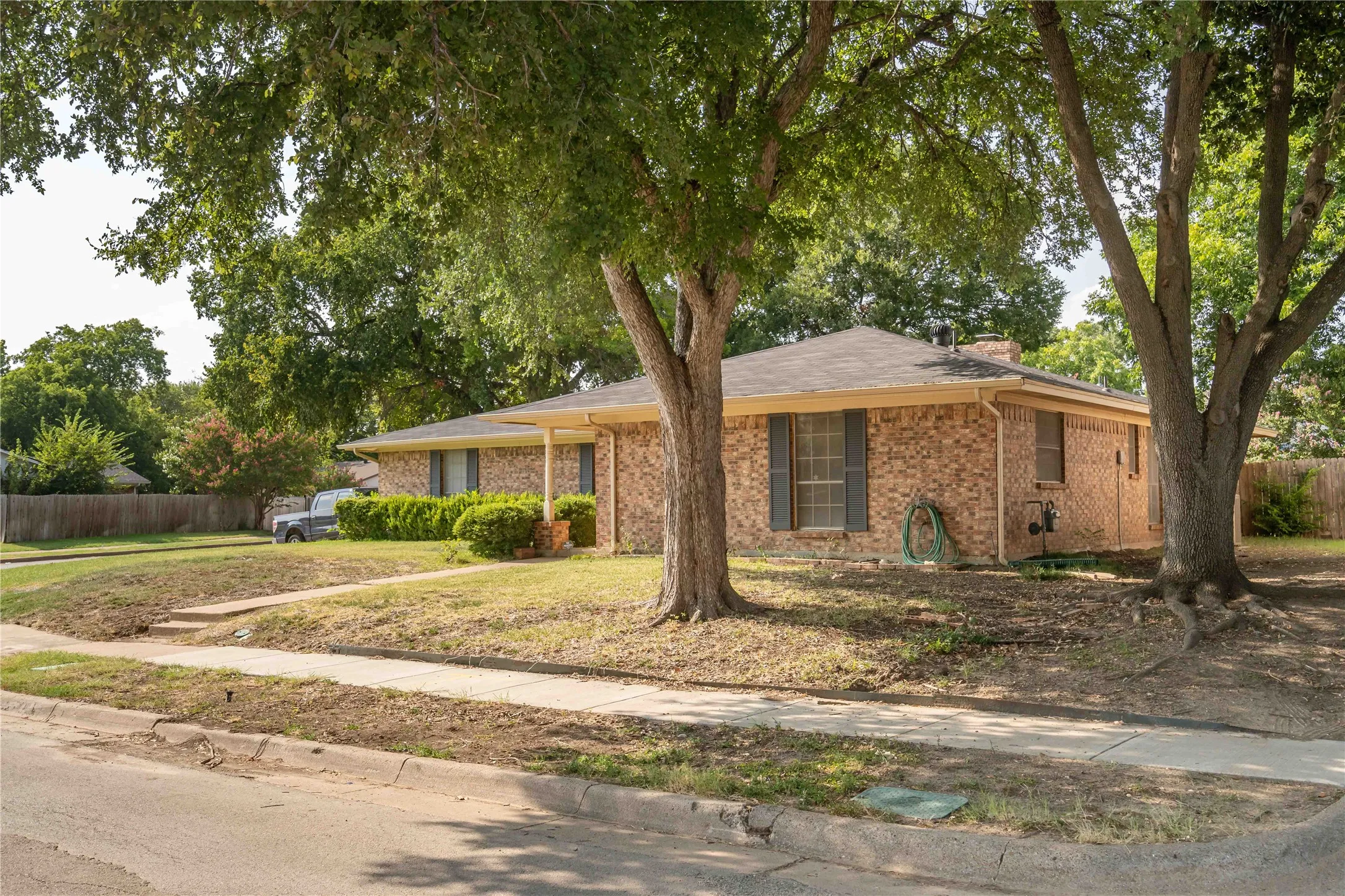 Almost 1900 square foot home on oversized corner lot