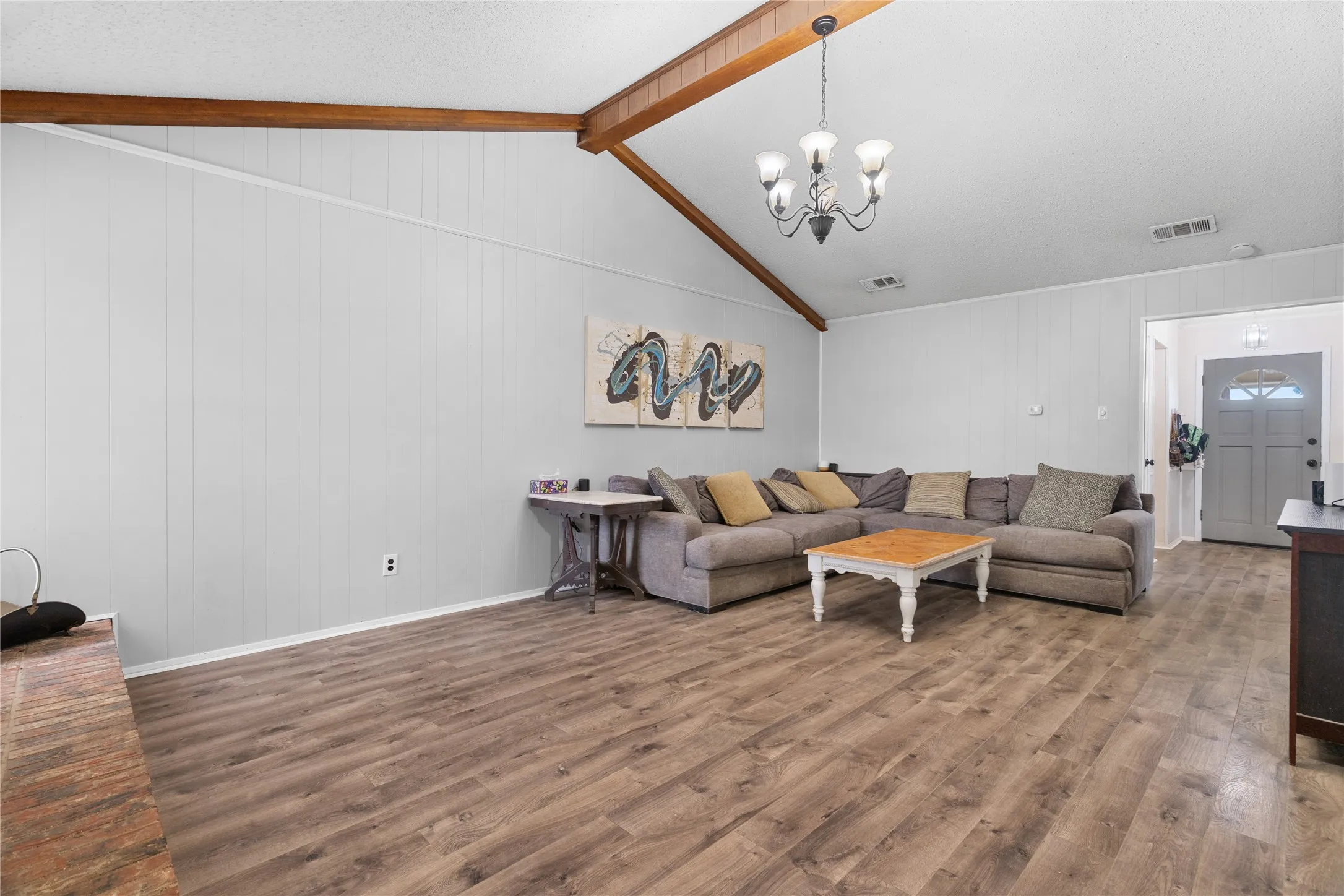 More than enough room for your oversized family room furniture.