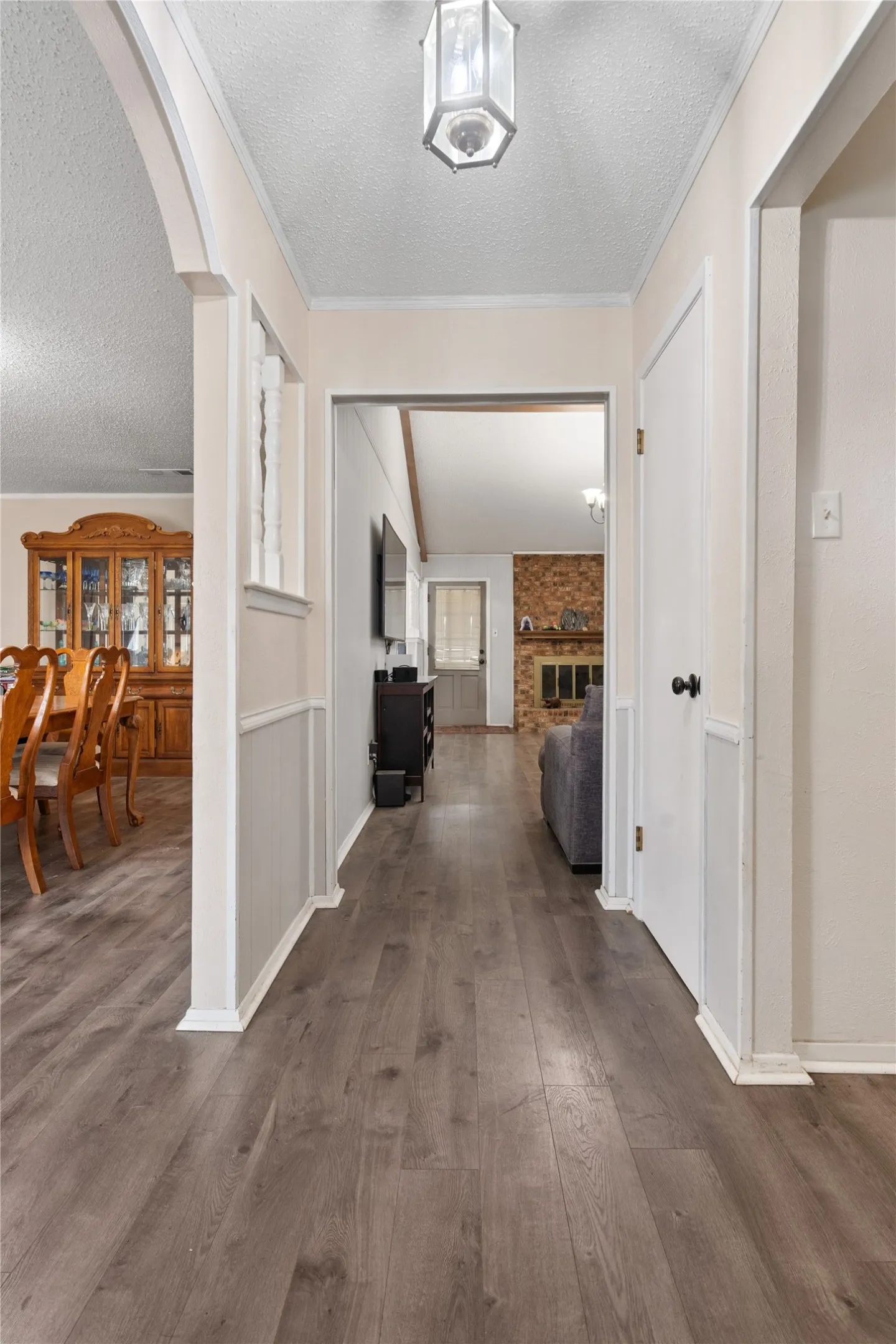 Another view from the entry to the formal dining and living areas