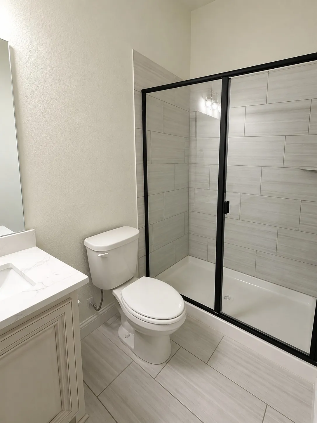 Bathroom with walk in shower
