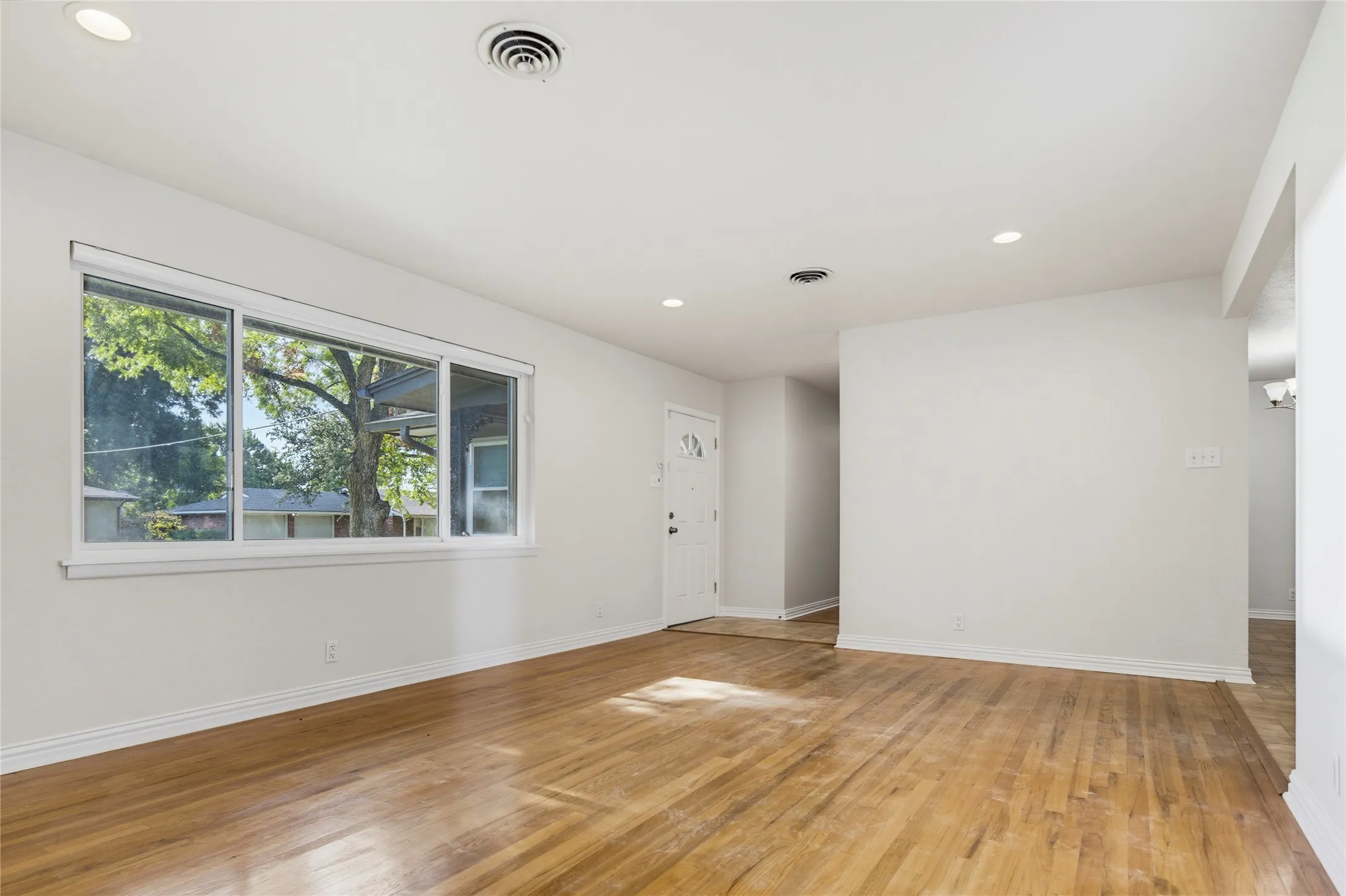 Large window for natural light