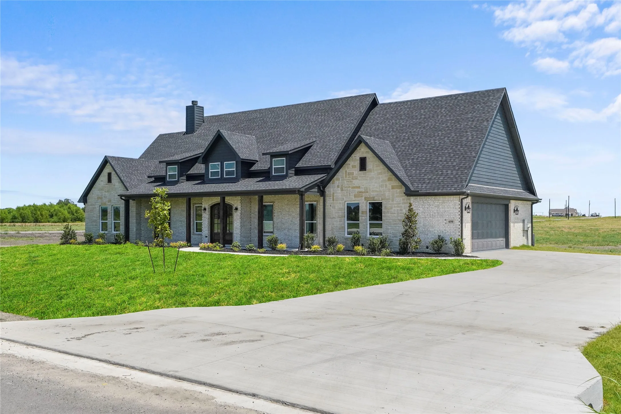 Single Family Residence For Sale in Fannin County , 650 Alondrita Street, Celeste, Texas 75423, 4 Bedroom, 4 Bathroom, 2 Garage spaces, 2,532 Sqft, built in 2026, Price $595,000, mls#21355105, Real Estate Agent in Celeste, Homes For Sale in Fannin county, Homes For Sale in Celeste, Realtor in Celeste Texas, Real Estate Brokerage Independent Realty Texas, Luminita Cordes Realtor