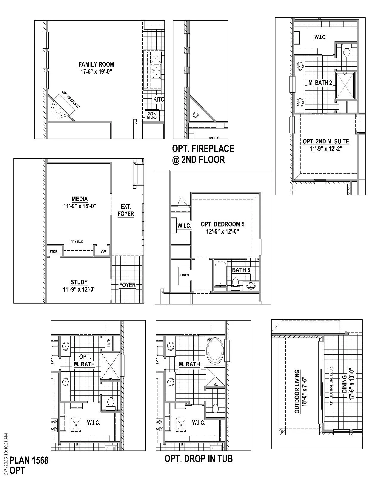 Floor plan options