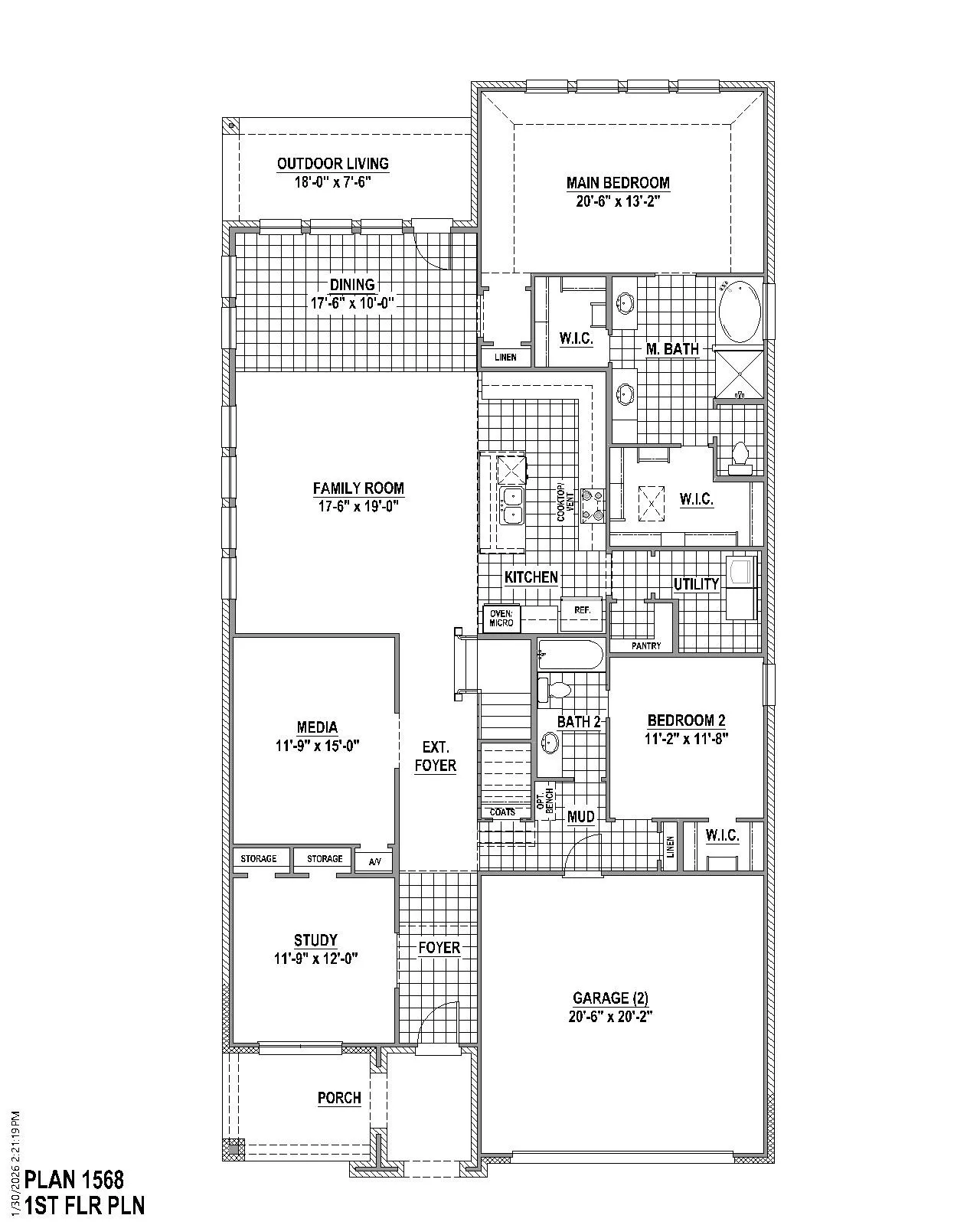 1st Level Floor plan