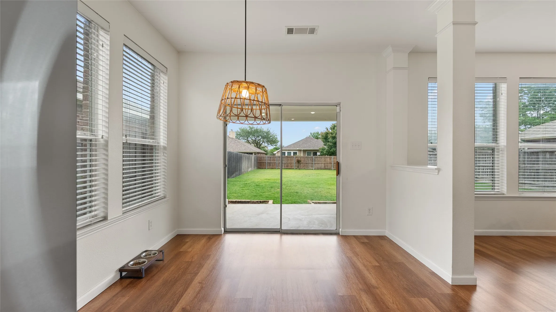 Entrance and Exit to backyard