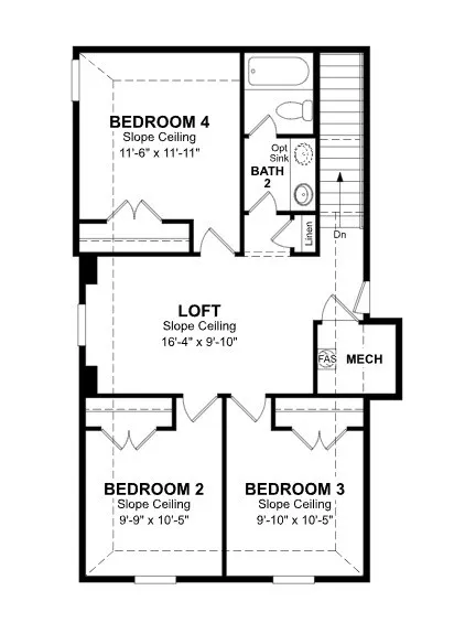 Beazer Homes Villages at Hurricane Creek Berkshire Floorplan.