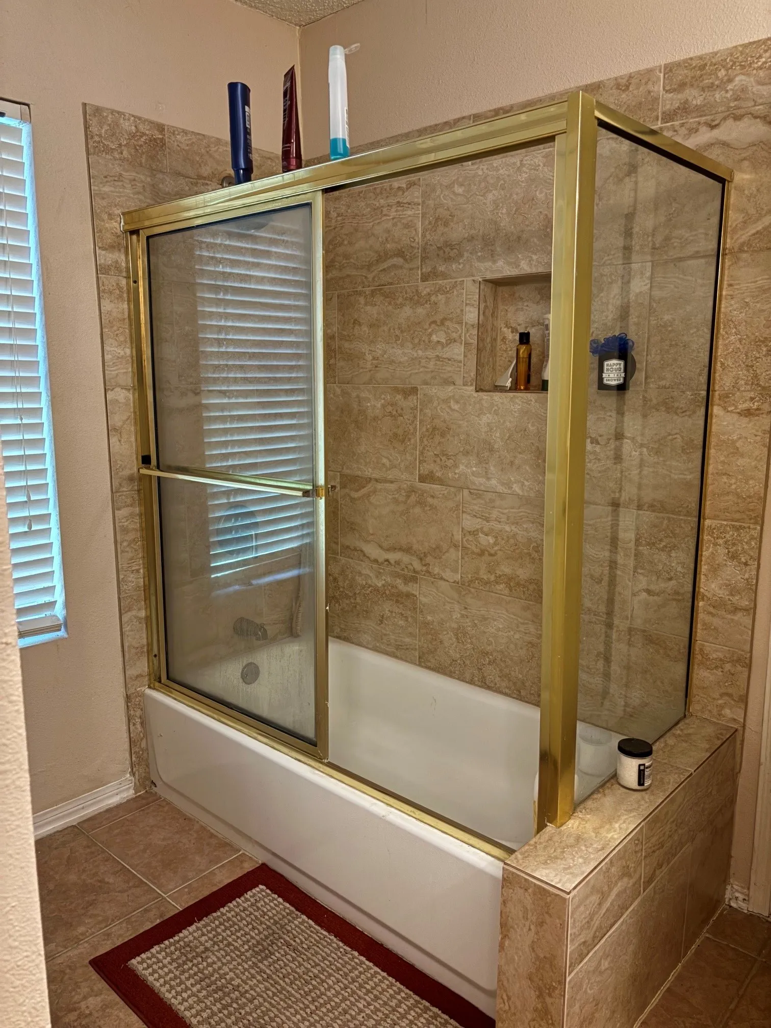 master tub and shower