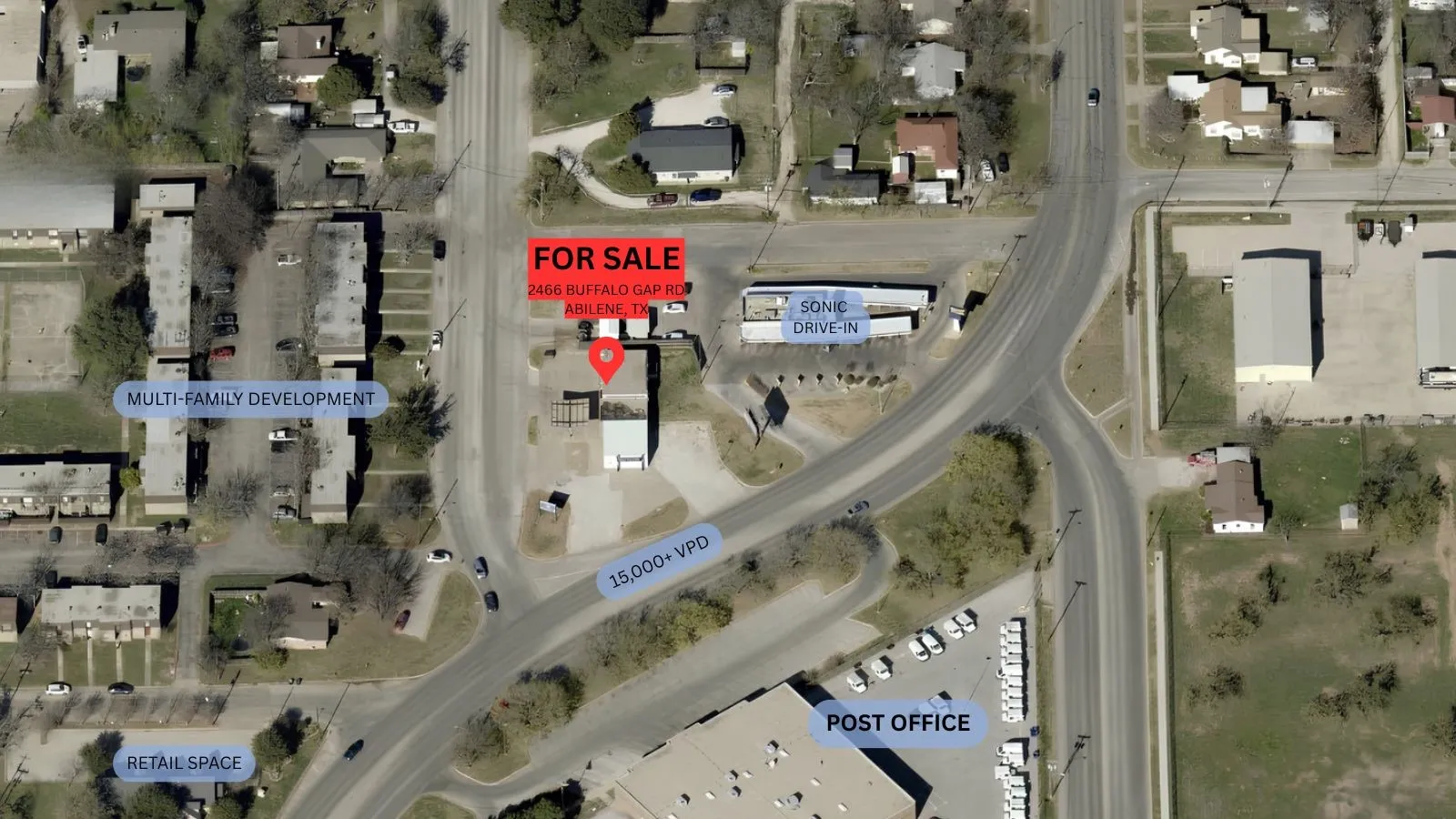 Retail For Sale in Taylor County , 2466 Buffalo Gap Road, Abilene, Texas 79605, 0, 0, Garage spaces, 0 Sqft, built in 1963, Price $750,000, mls#21355175, Real Estate Agent in Abilene, Homes For Sale in Taylor county, Homes For Sale in Abilene, Realtor in Abilene Texas, Real Estate Brokerage Independent Realty Texas, Luminita Cordes Realtor