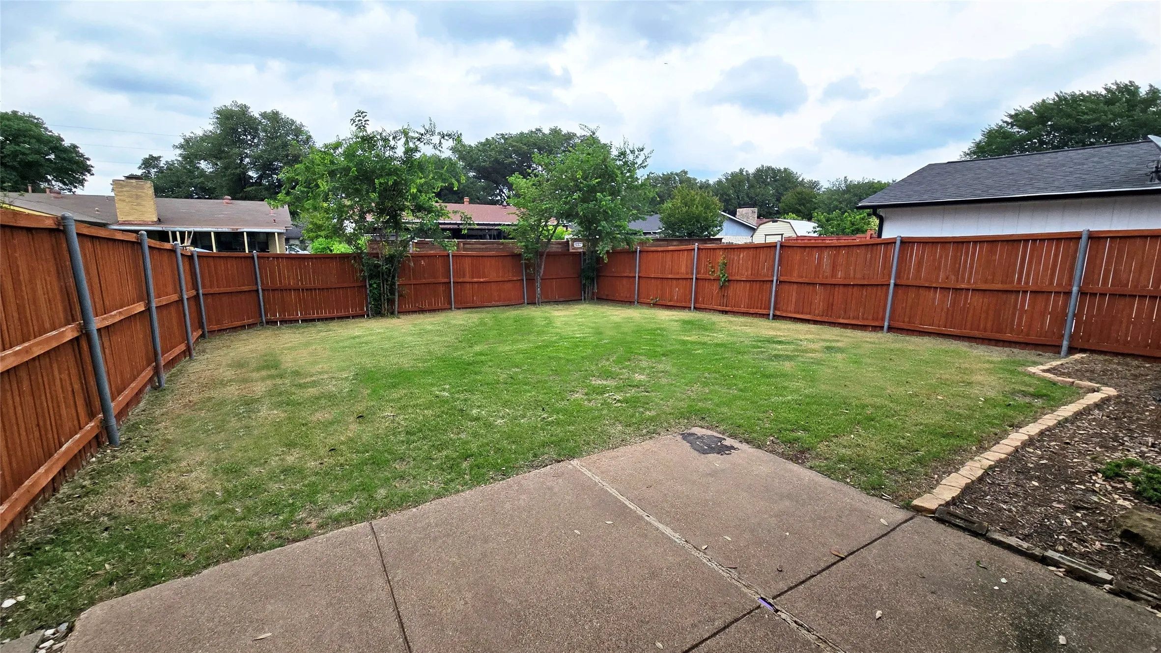 Fenced Back Yard