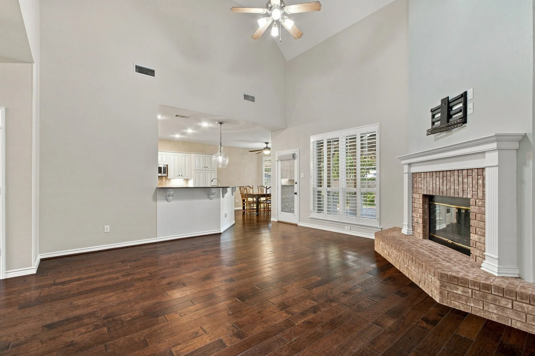 Family Room open to kitchen and breakfast room.