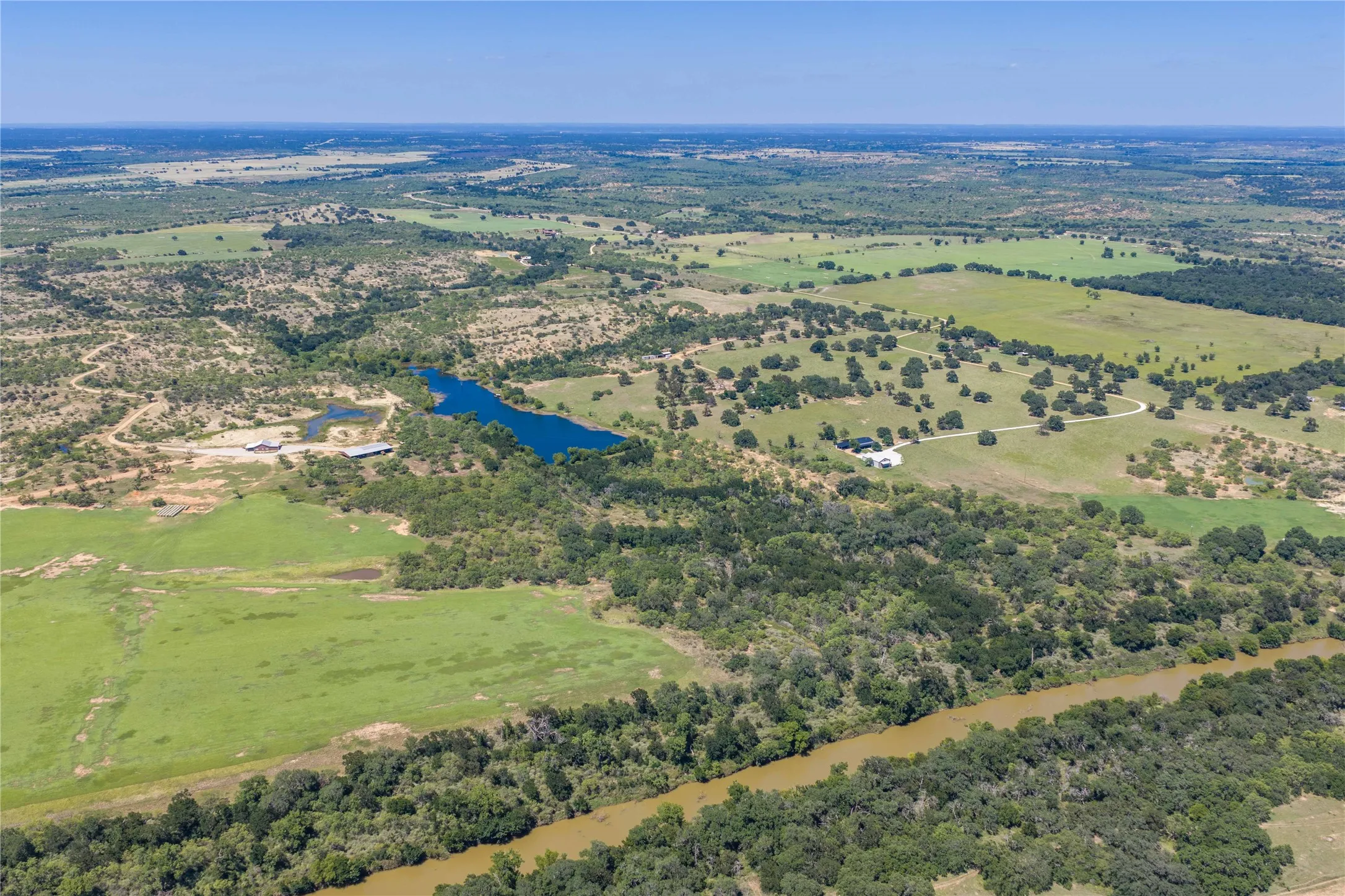 171 acres estimated with large, stocked tank