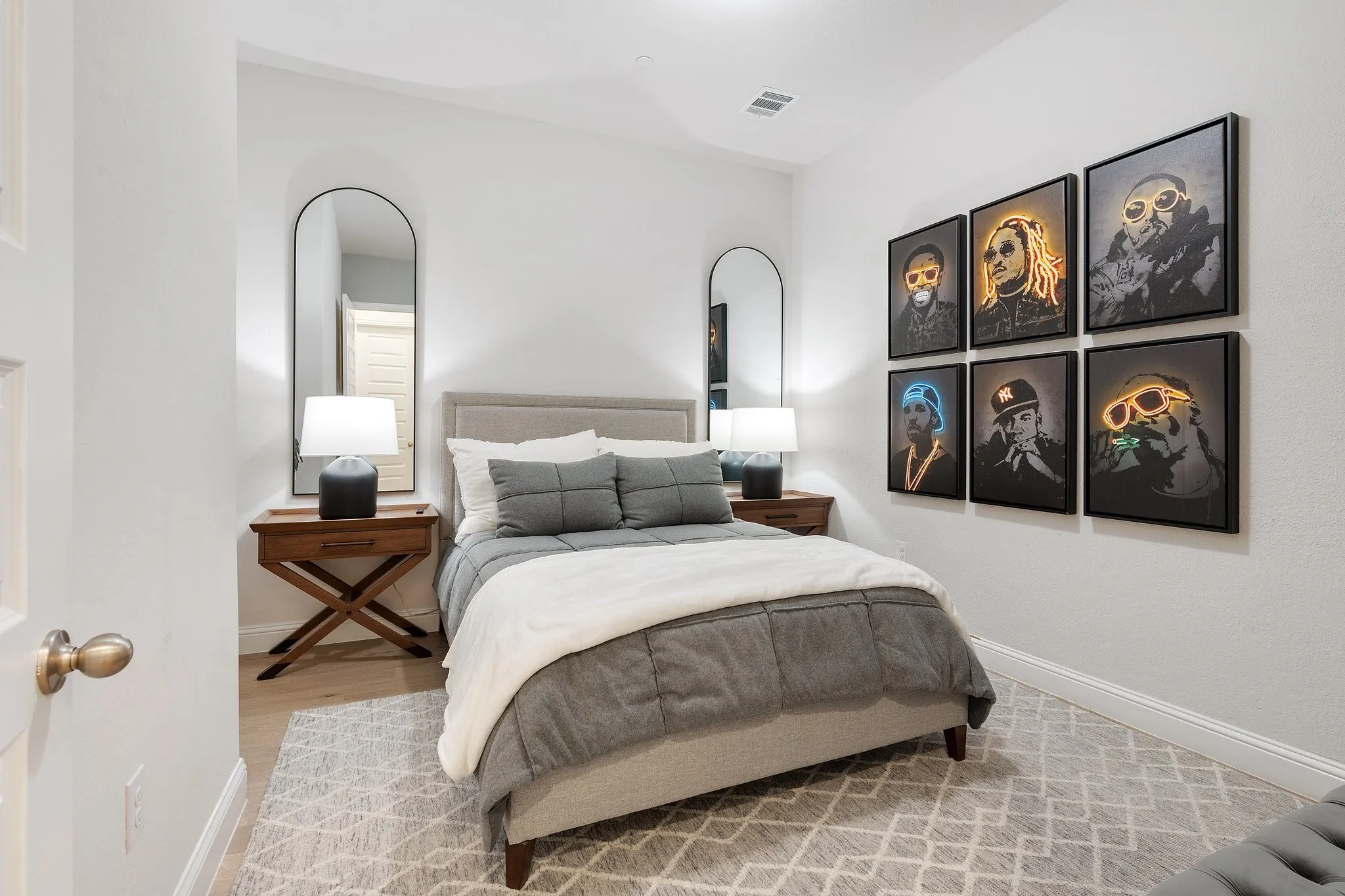 Bedroom featuring hardwood / wood-style floors
