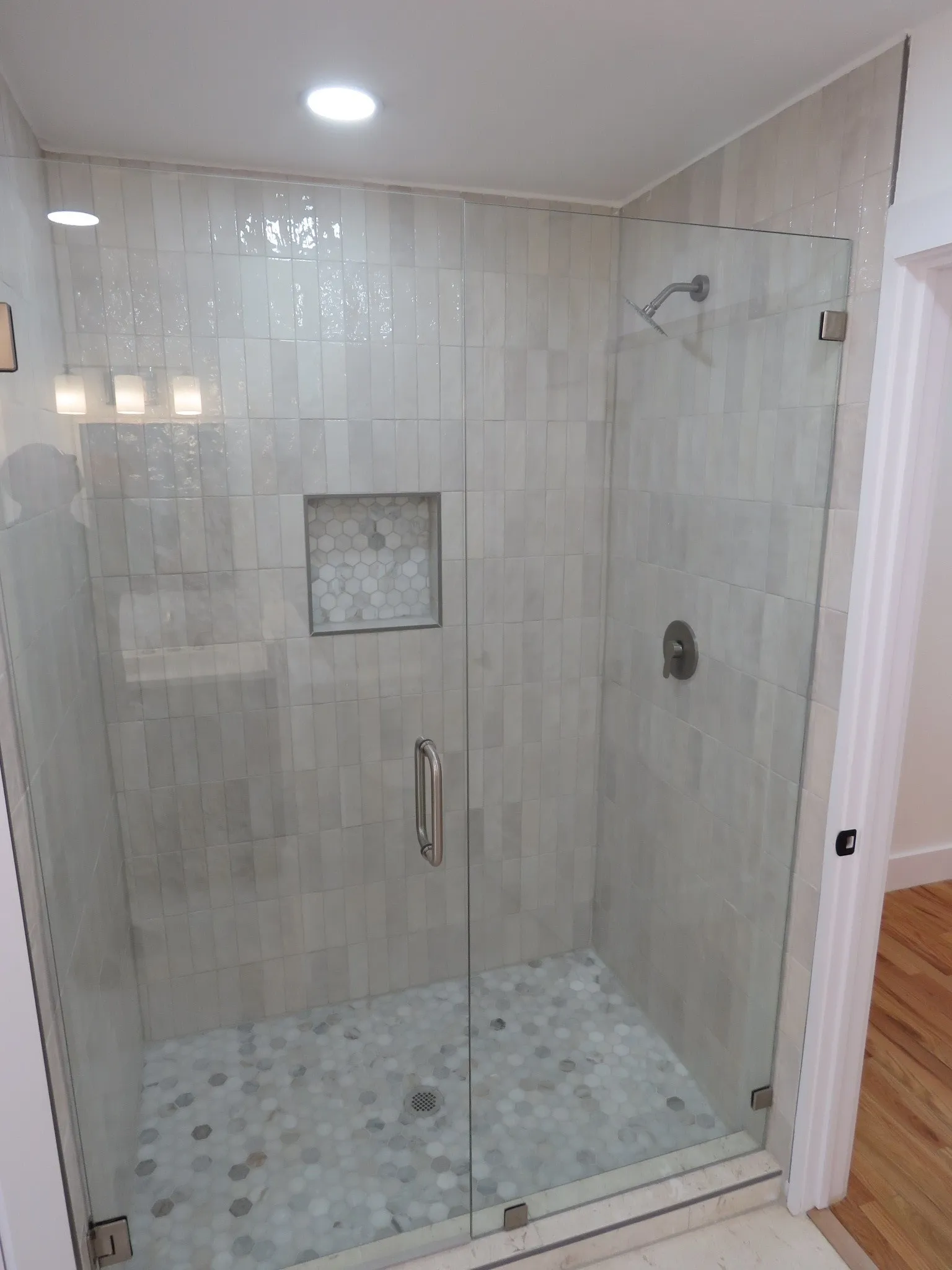 Primary bathroom shower