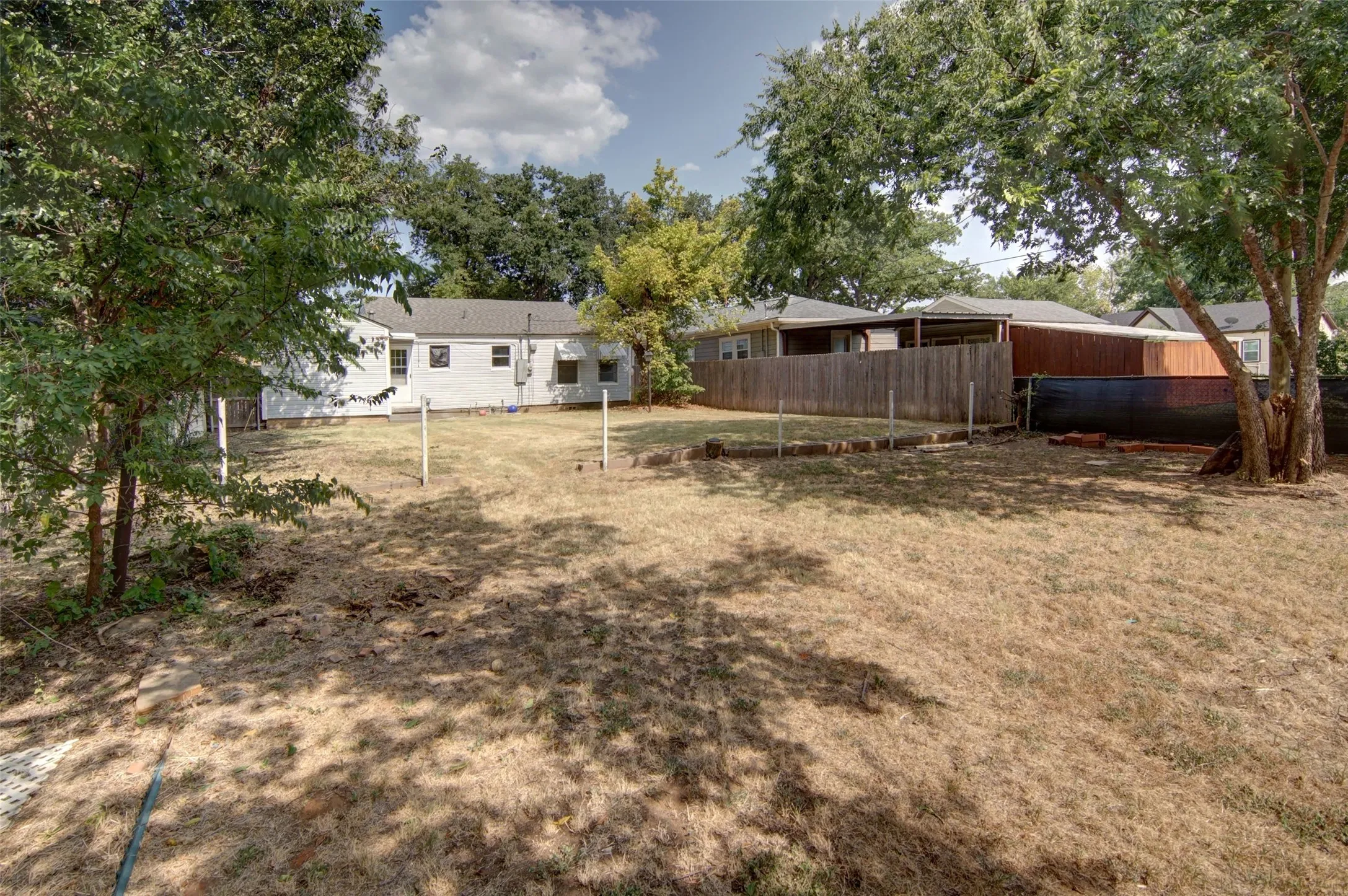 back  yard view of the house