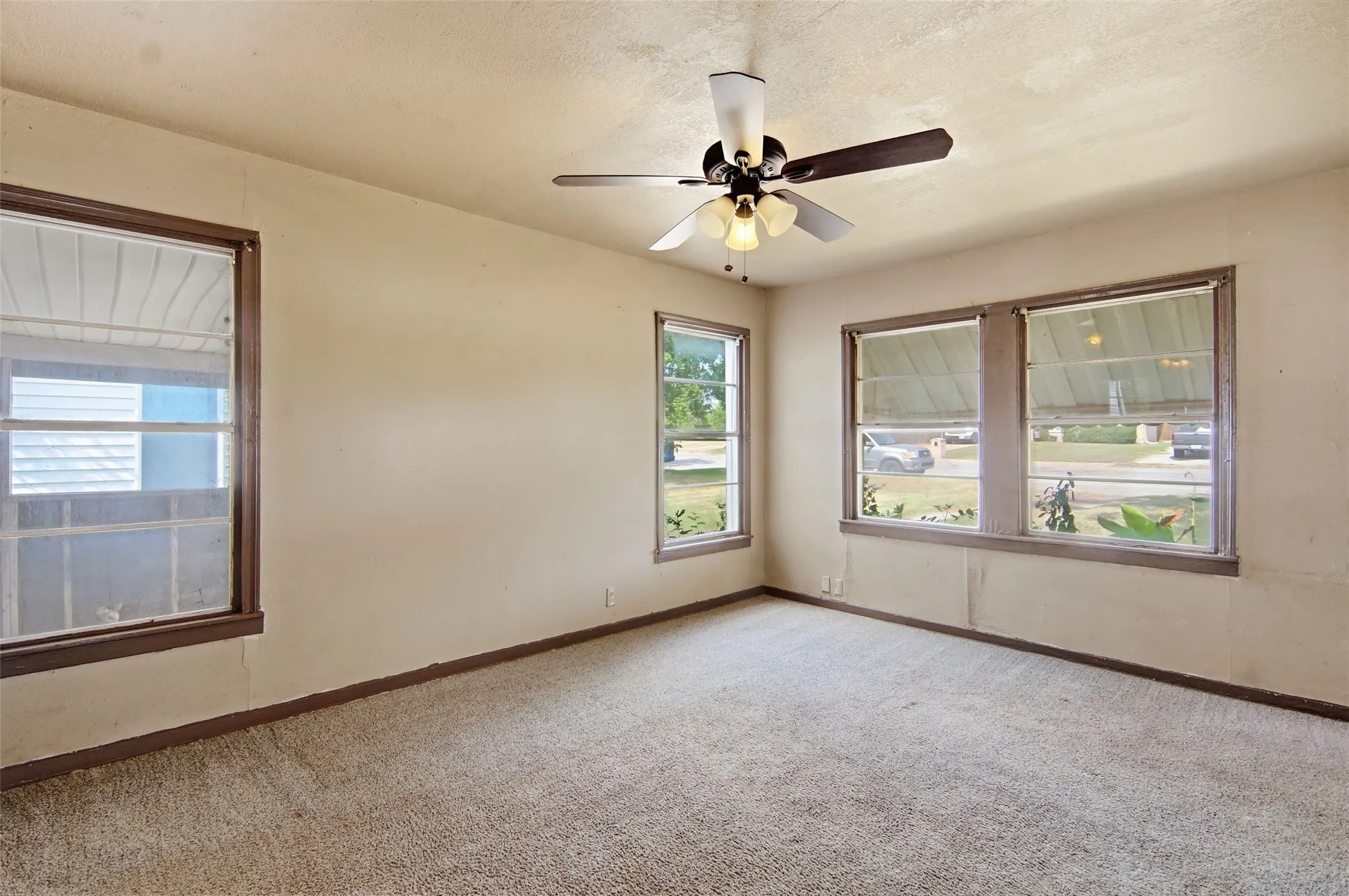 more abundance of windows in the living area