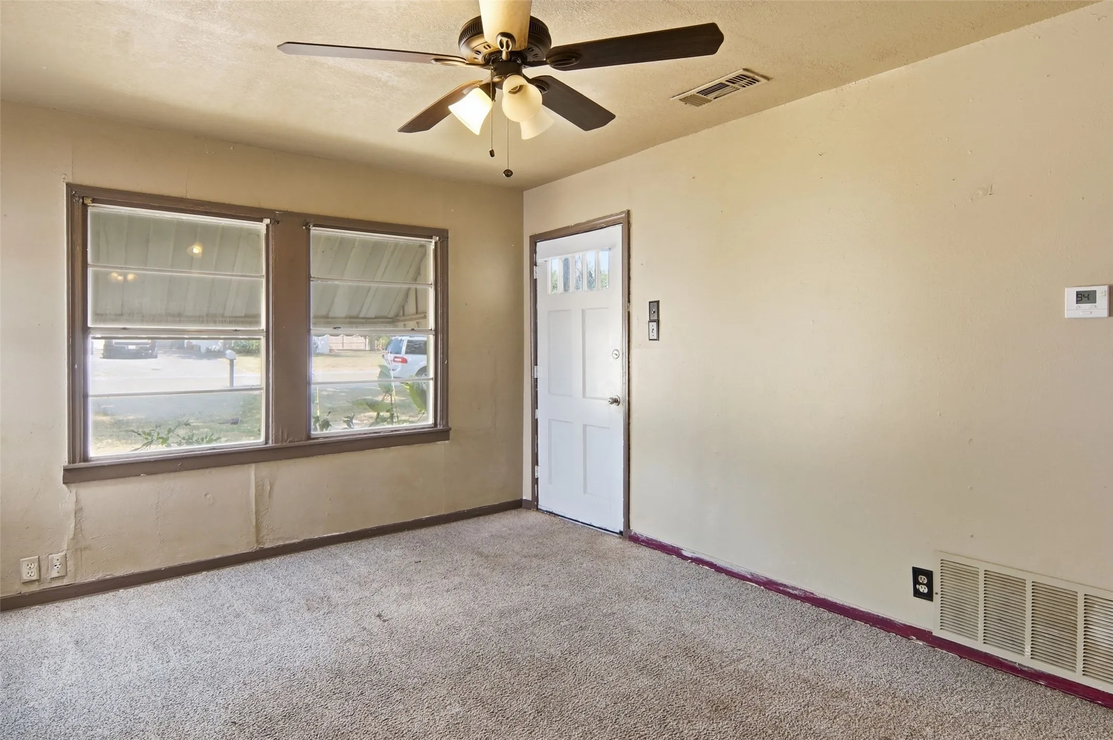spacious living room with abundance of light