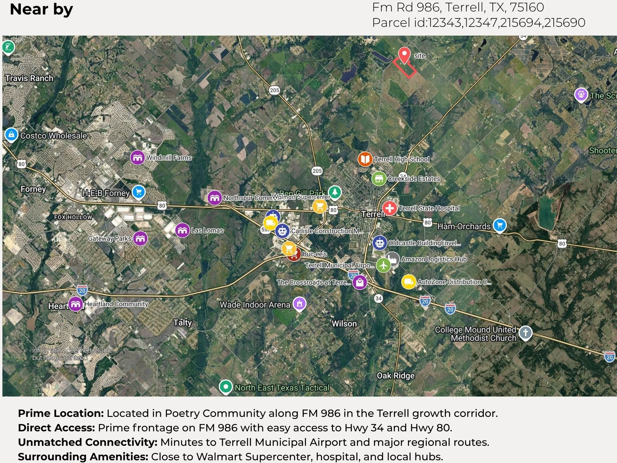Unimproved Land For Sale in Kaufman County , 0 Fm Rd 986, Terrell, Texas 75160, 0, 0, Garage spaces, 0 Sqft, built in 0, Price $7,600,000, mls#21356229, Real Estate Agent in Terrell, Homes For Sale in Kaufman county, Homes For Sale in Terrell, Realtor in Terrell Texas, Real Estate Brokerage Independent Realty Texas, Luminita Cordes Realtor