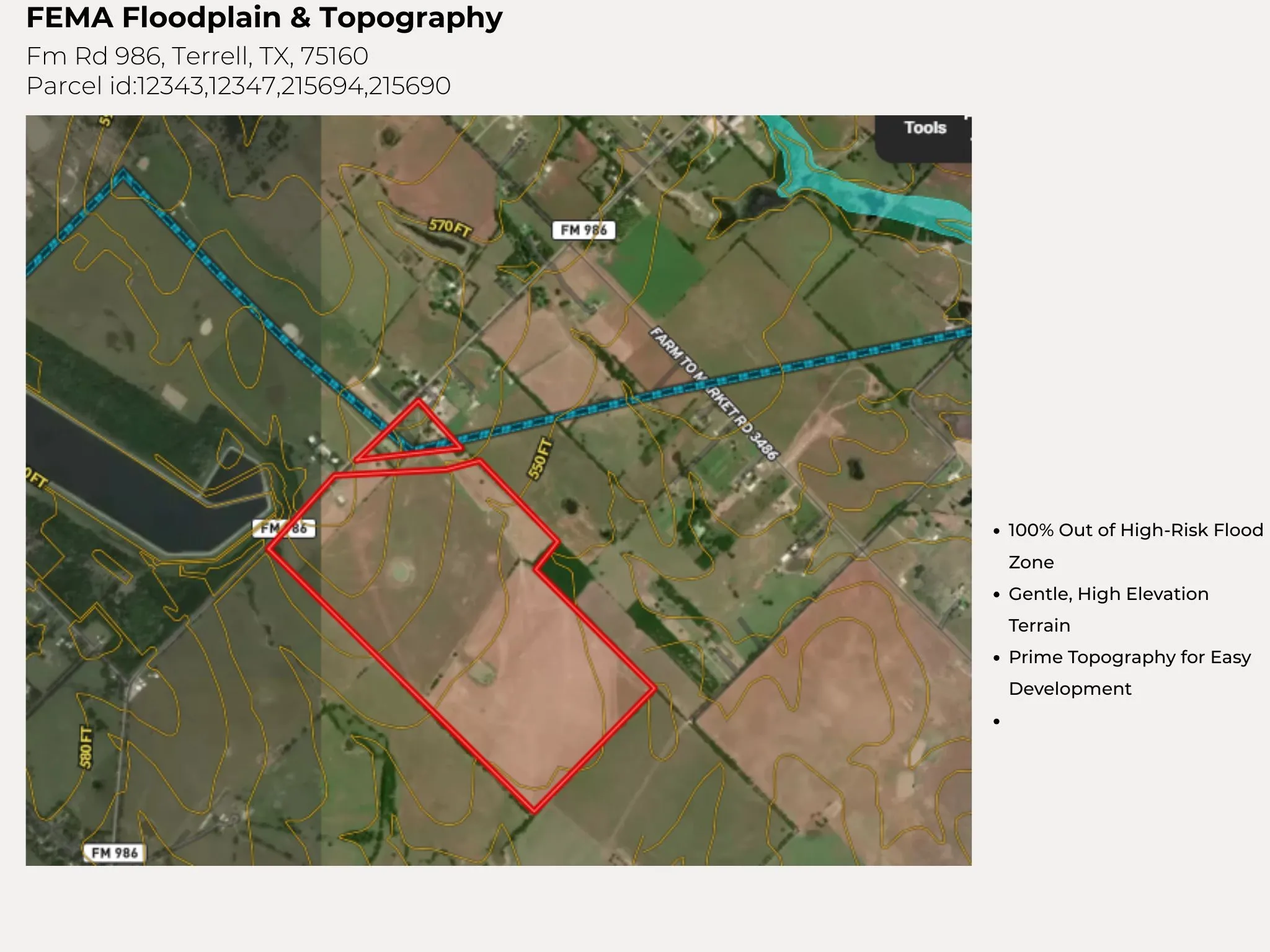 Unimproved Land For Sale in Kaufman County , 0 Fm Rd 986, Terrell, Texas 75160, 0, 0, Garage spaces, 0 Sqft, built in 0, Price $7,600,000, mls#21356229, Real Estate Agent in Terrell, Homes For Sale in Kaufman county, Homes For Sale in Terrell, Realtor in Terrell Texas, Real Estate Brokerage Independent Realty Texas, Luminita Cordes Realtor