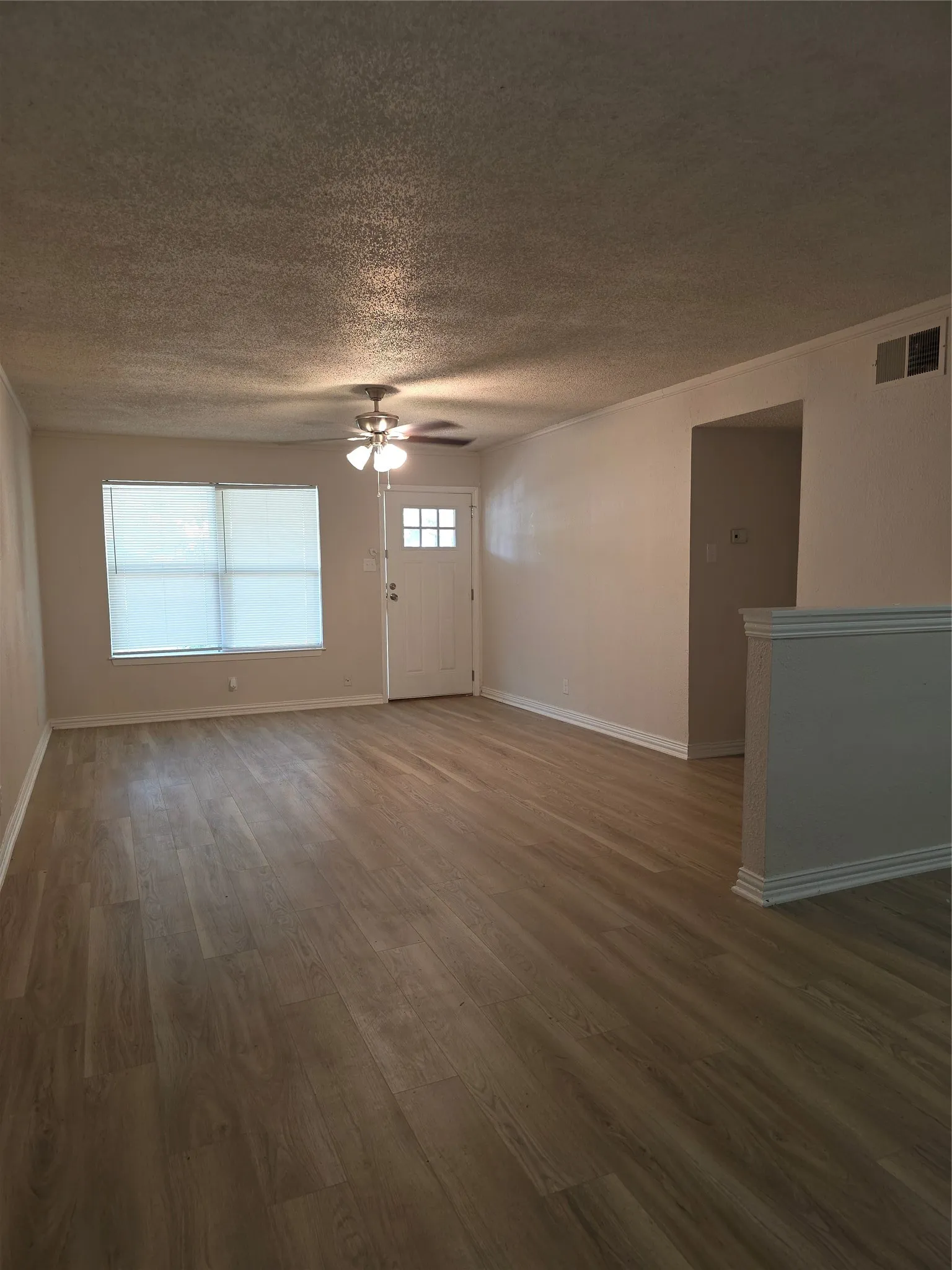 Another angle from kitchen to living room