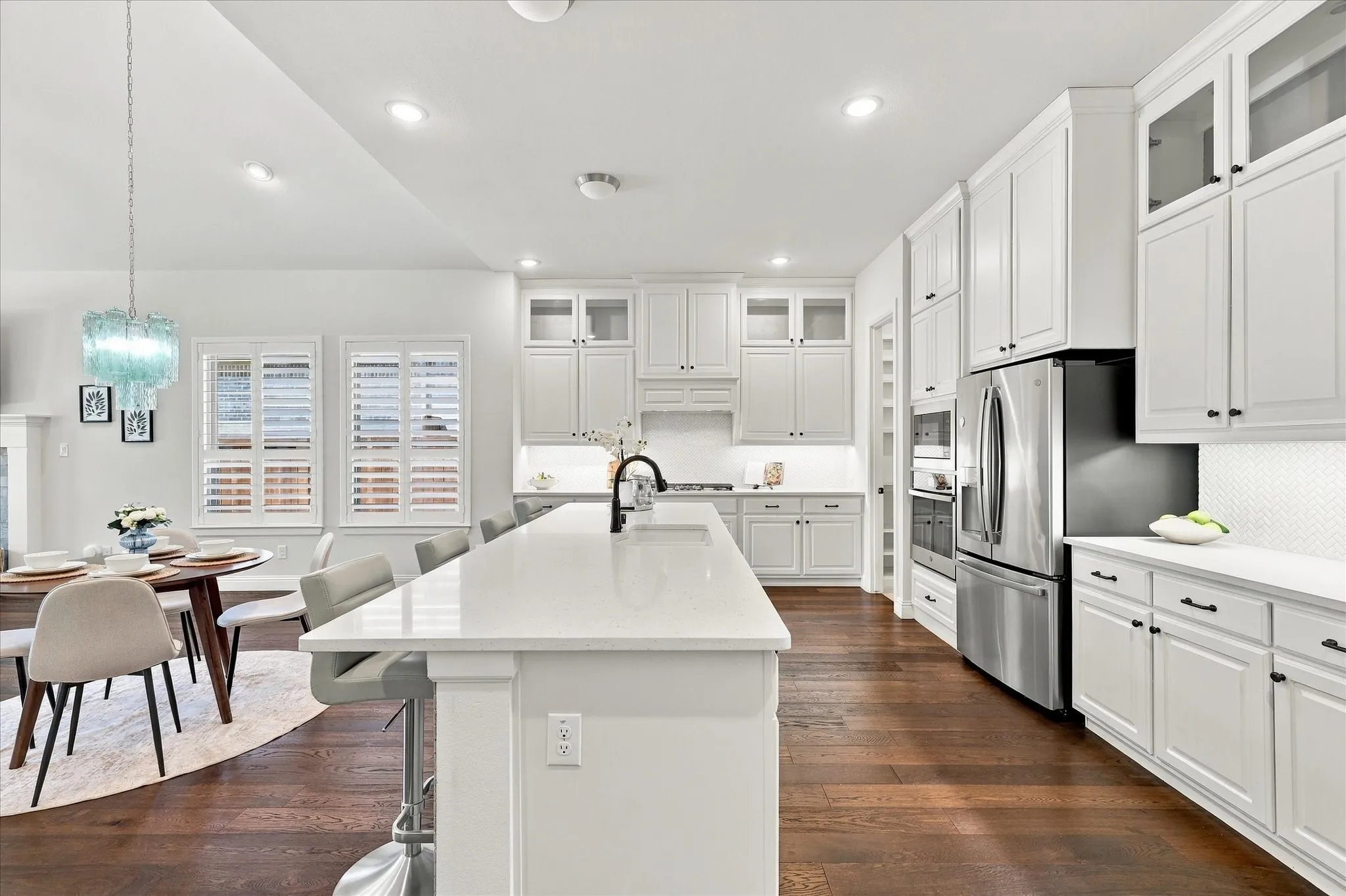 Fabulous kitchen with exceptional counter space.